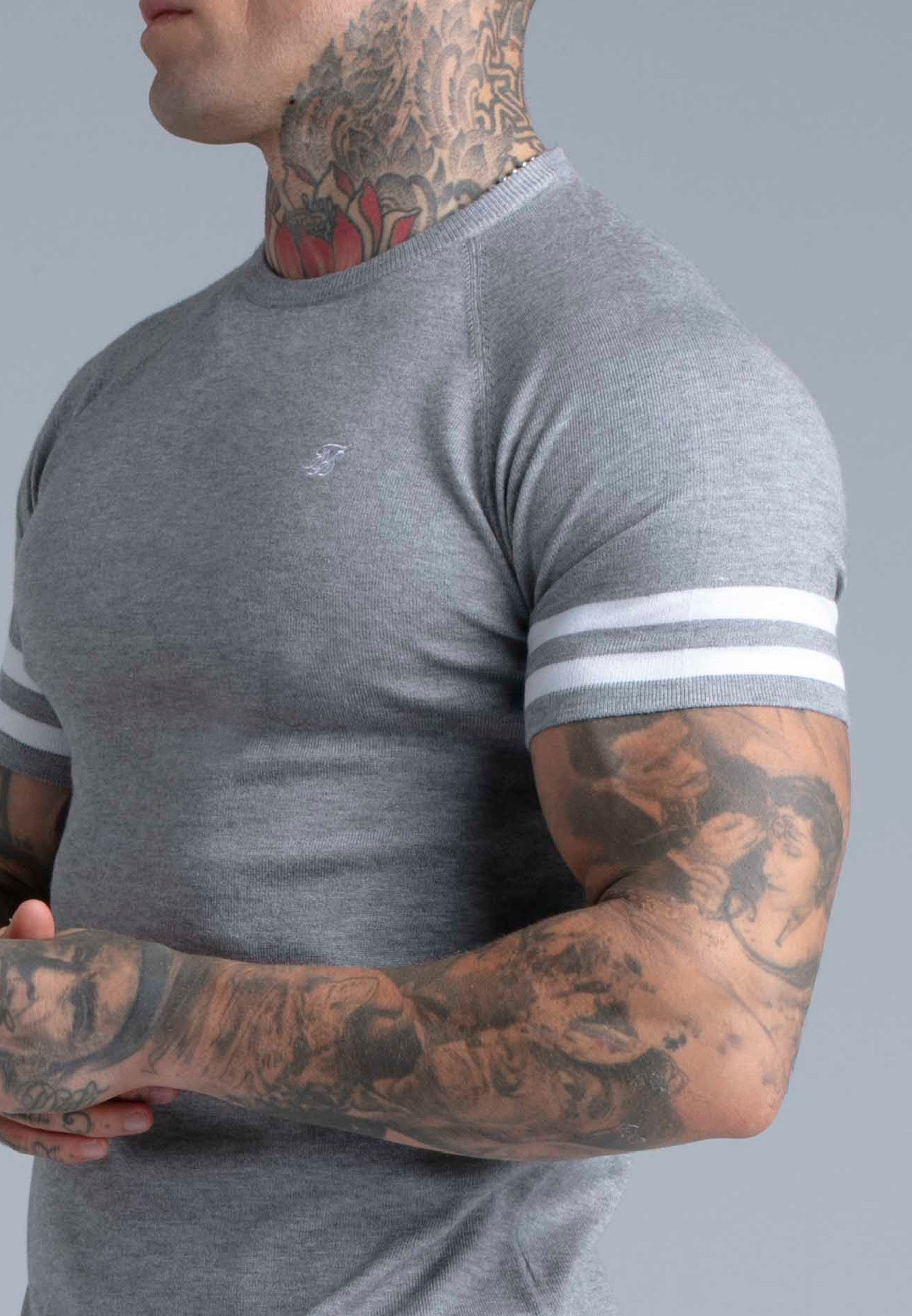 Siksilk T-Shirt SikSilk Herren Knitted T-Shirt günstig online kaufen