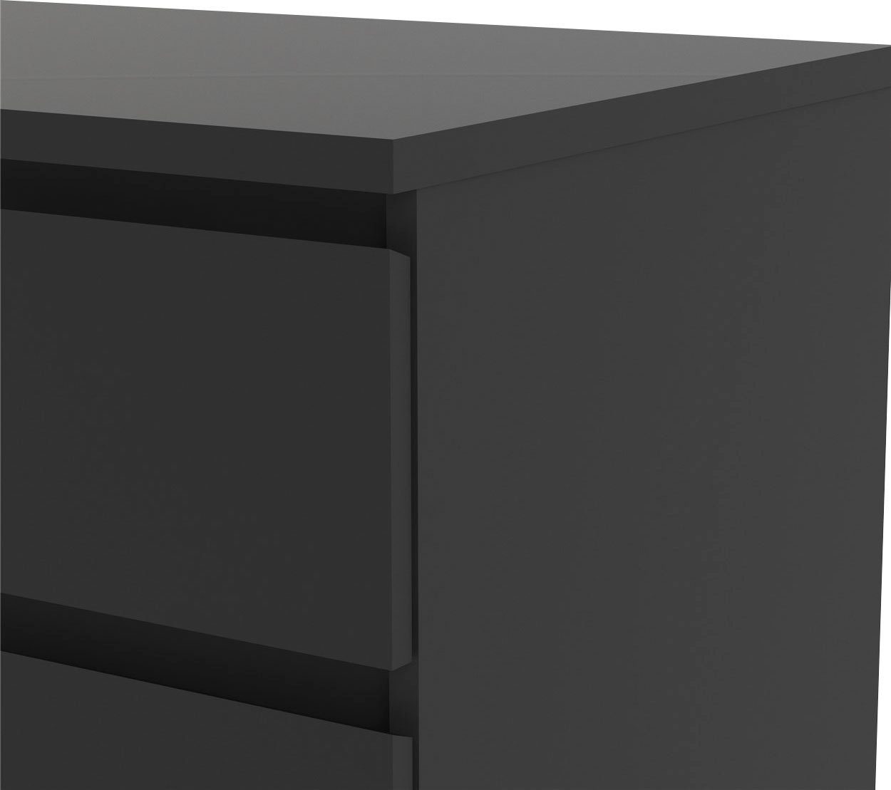 Home affaire Kommode Naia, 6 Schubladen im skandinavischen Design, Breite 158 cm, Viel Stauraum mit griffloser Front, in mehreren Farben