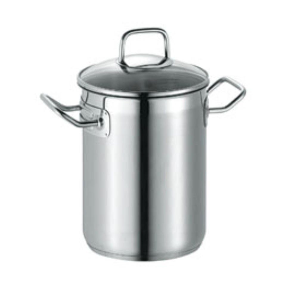 SCHULTE-UFER Spargeltopf Profi-Star mit Einsatz 5.5 L, Edelstahl 18/10
