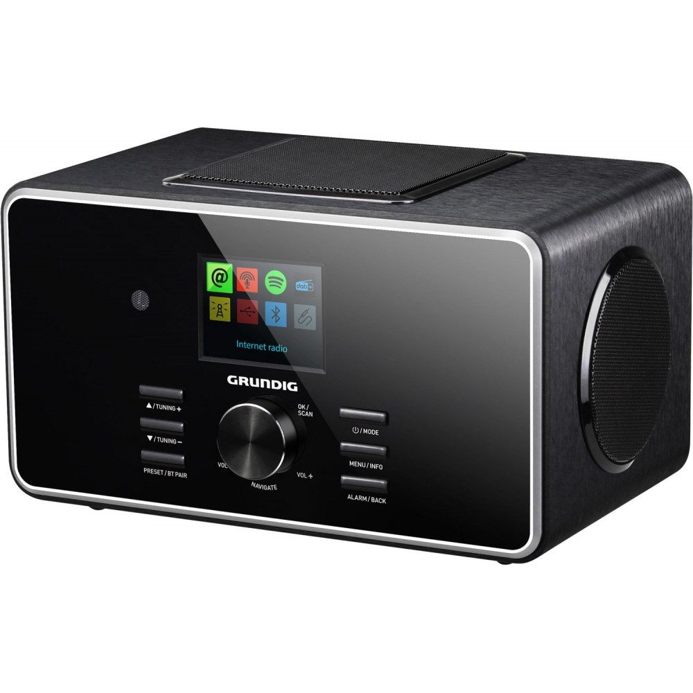 Grundig DTR 6000 X Internetradio schwarz mit Bluetooth. Internet-Radio