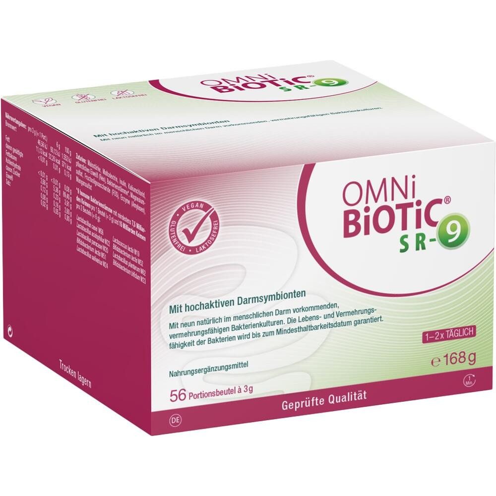 INSTITUT ALLERGOSAN OMNI BiOTiC SR-9 Pulver Beutel Pulver, 168 g