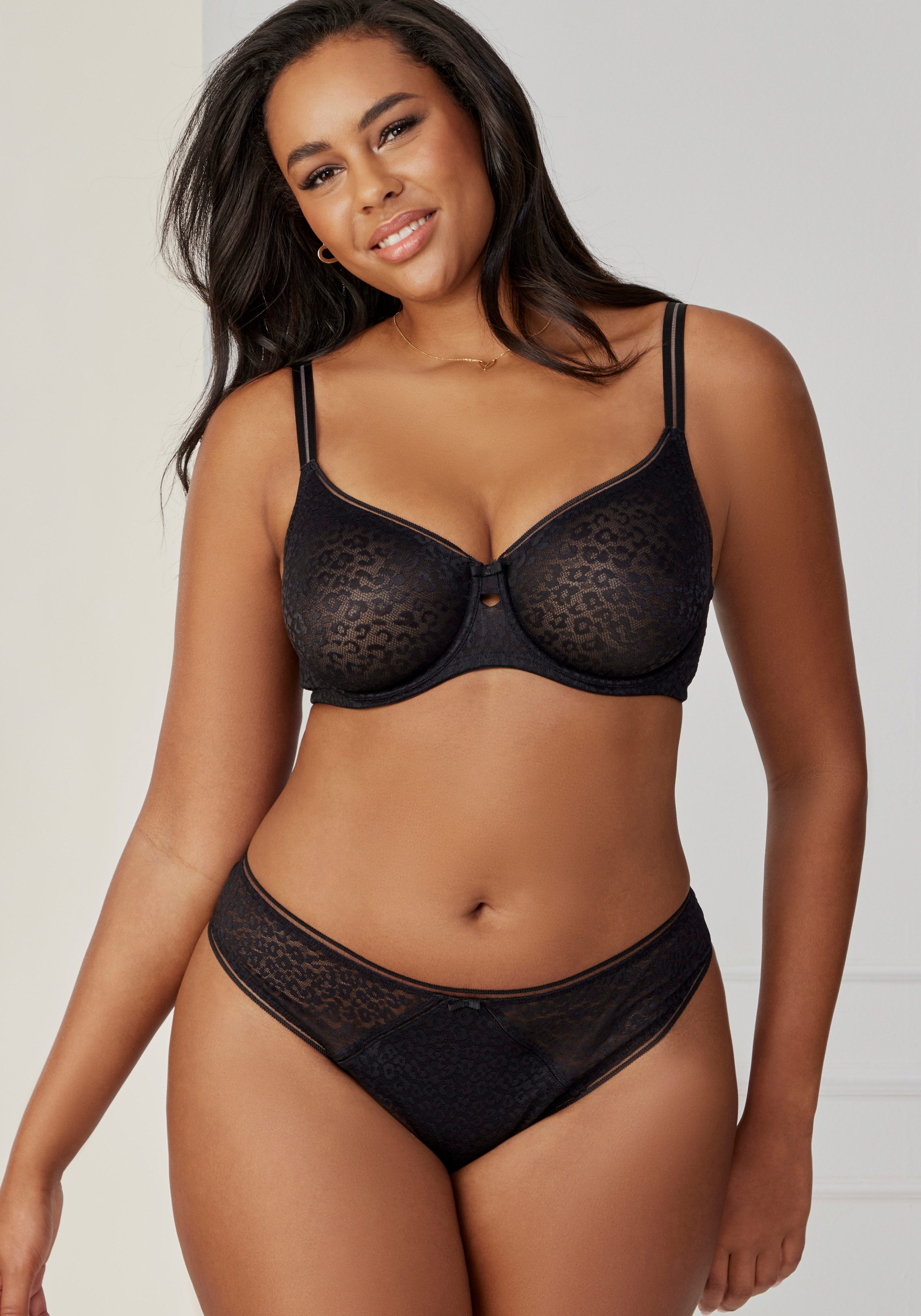 Nuance by Lascana Minimizer-BH mit Bügel, im angesagten Leo-Look – ideal für große Größen – Bild 4 von 5