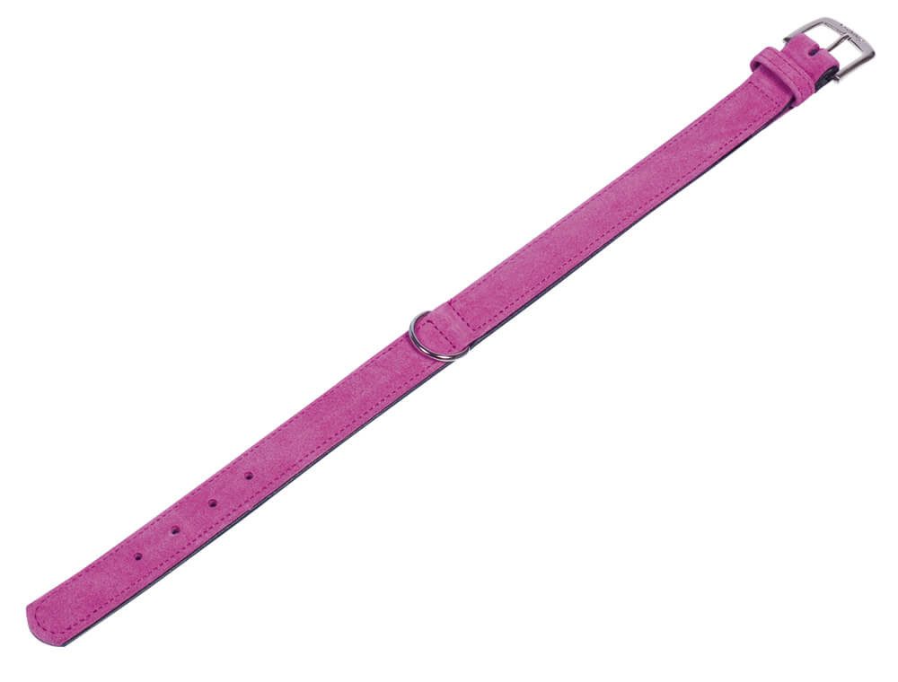 Nobby Hunde-Halsband Halsband "VELOURS", fuchsia, M-L