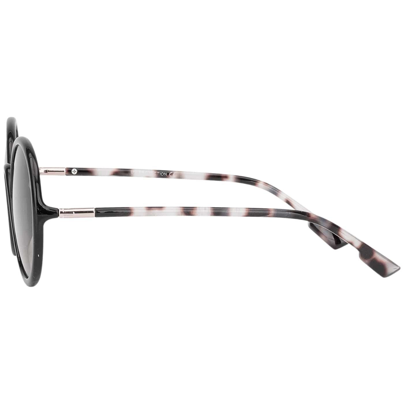 BEZLIT Eyewear Sonnenbrille Rundglas Designer Damen Sonnenbrille (1-St) mit violette, blau und schwarzen Linsen