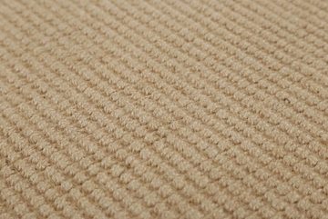 Teppich Hugo one, Wecon home, Höhe: 5 mm, nachhaltig, aus 100% Jute, mit Antirutschbeschichtung, Wohnzimmer