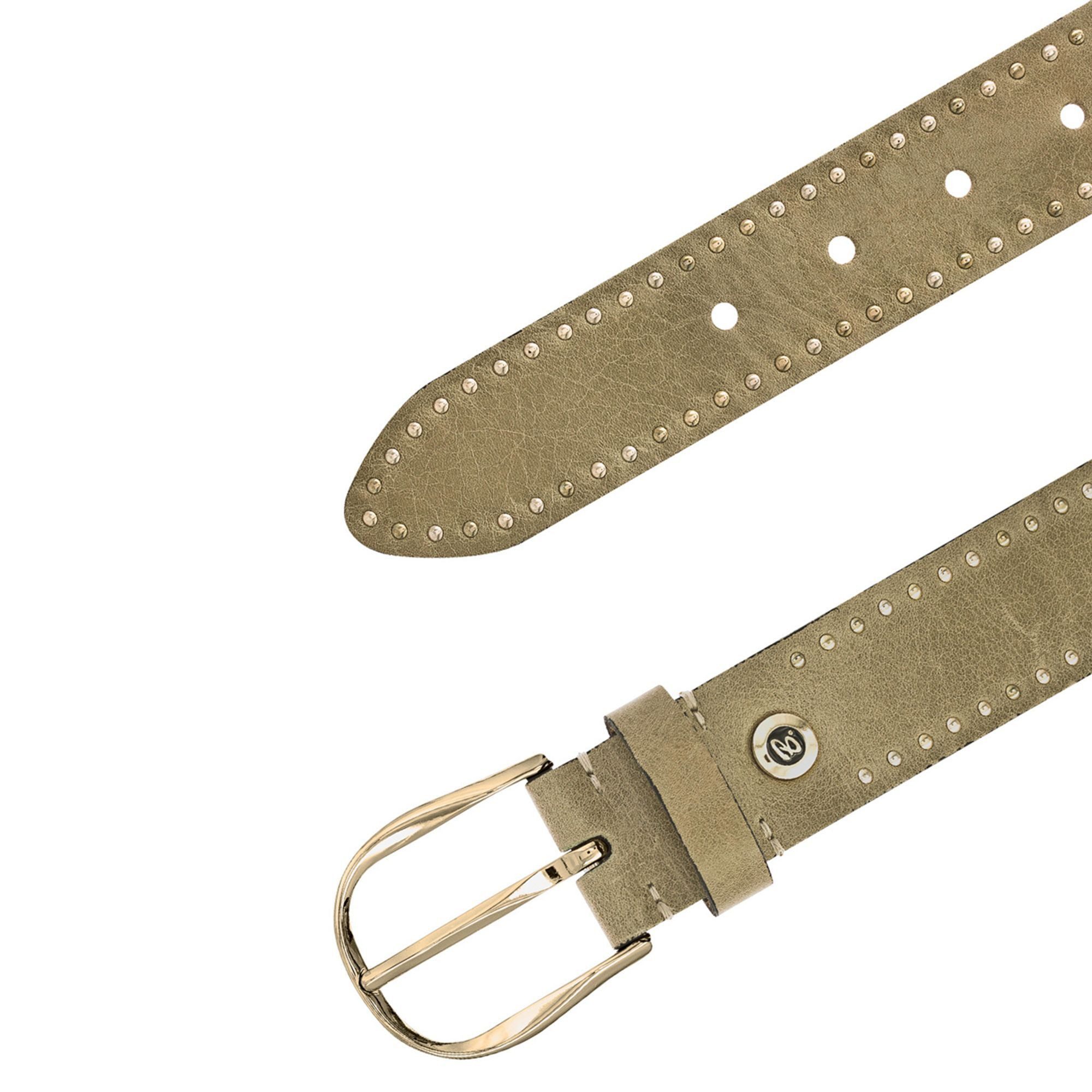 b.belt Ledergürtel Dornschließe günstig online kaufen