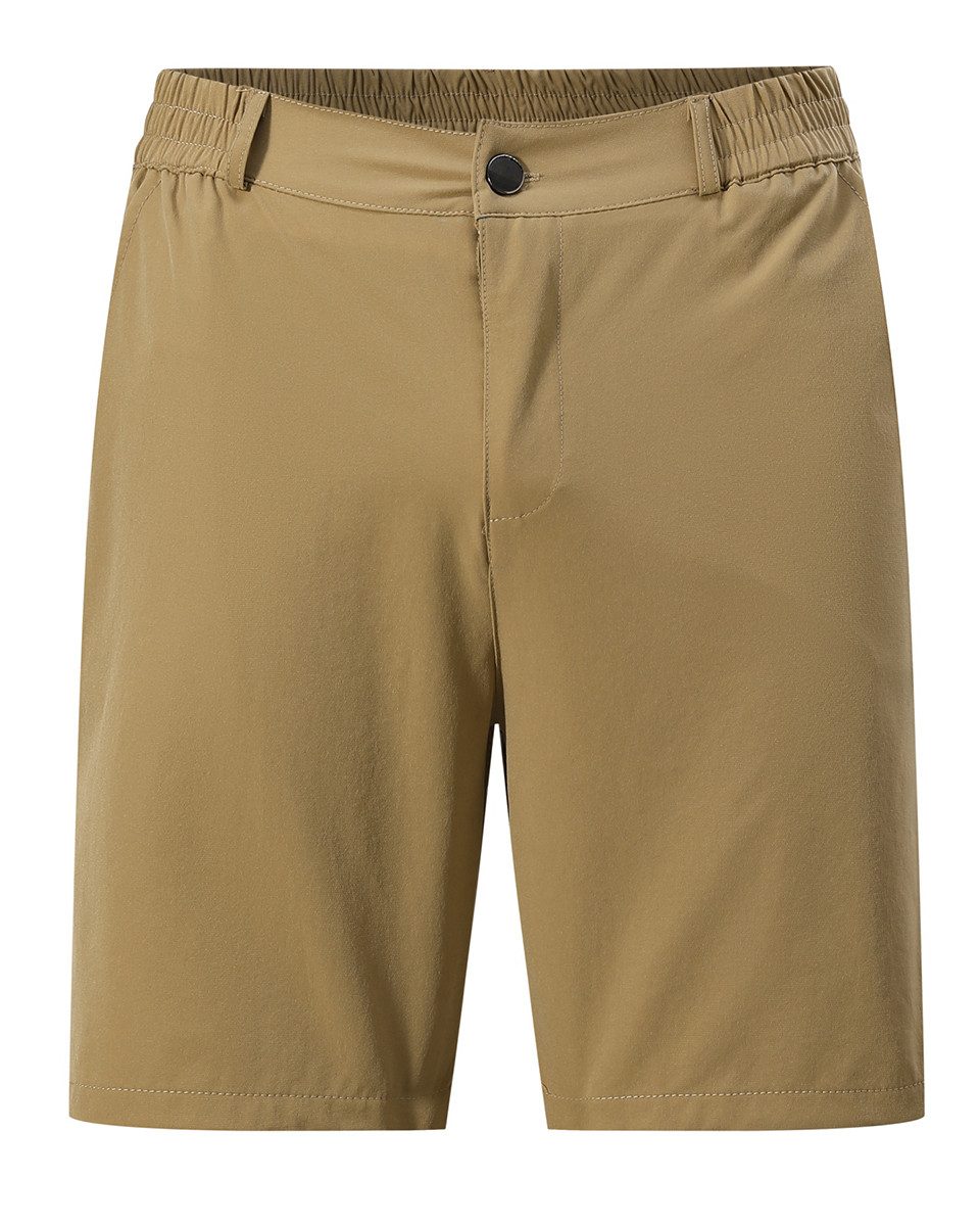 Allthemen Shorts Herren Business-Shorts in Unifarben mit seitlichem Gummizug