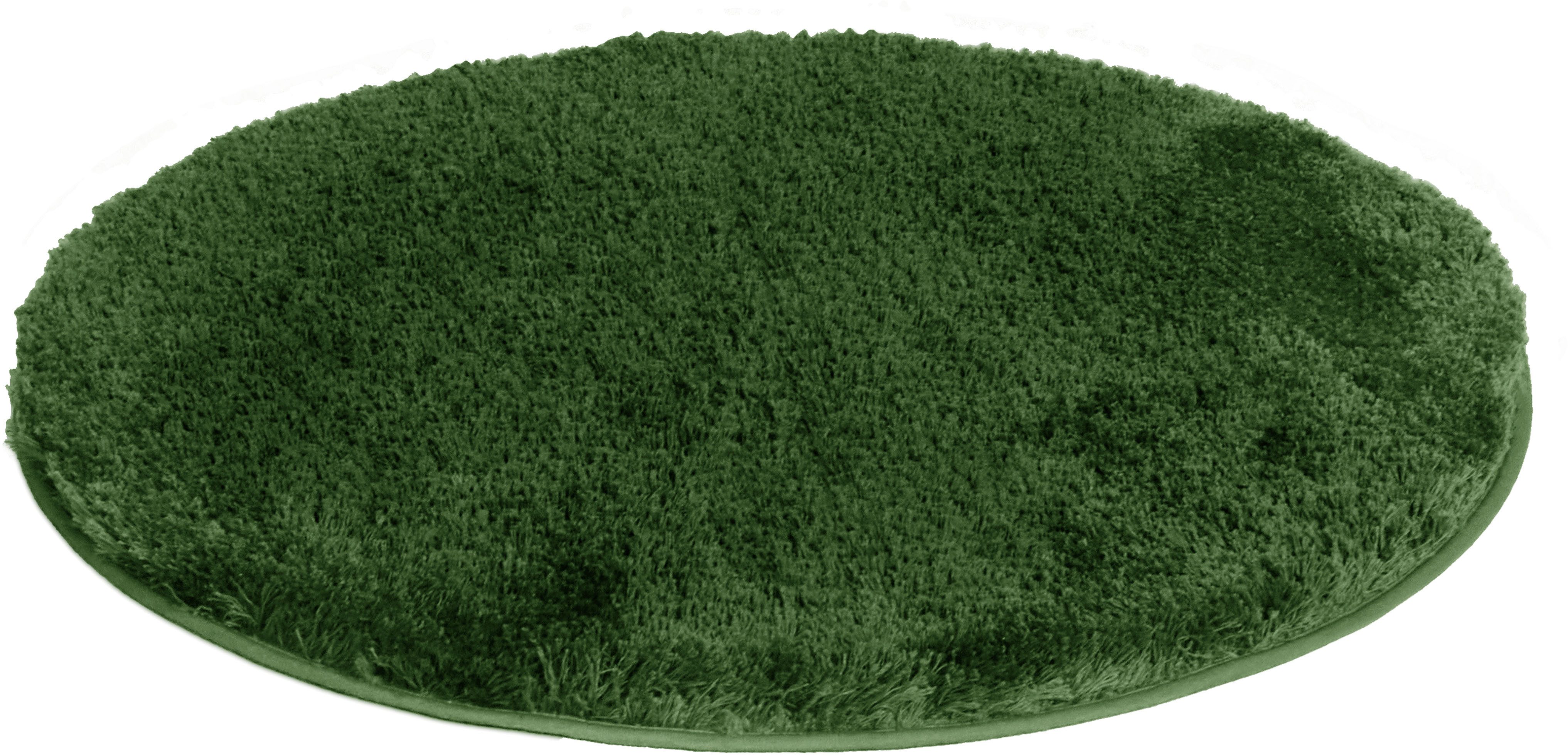 Möve Badematte Superwuschel, Badvorleger, Badezimmer Teppich, Höhe 40 mm, rutschhemmend beschichtet, schnell trocknend, strapazierfähig, fußbodenheizungsgeeignet, Polyester, rund, Mikrofaser-Badematte, Badteppich, rechteckig, rund & als 3-tlg. Set