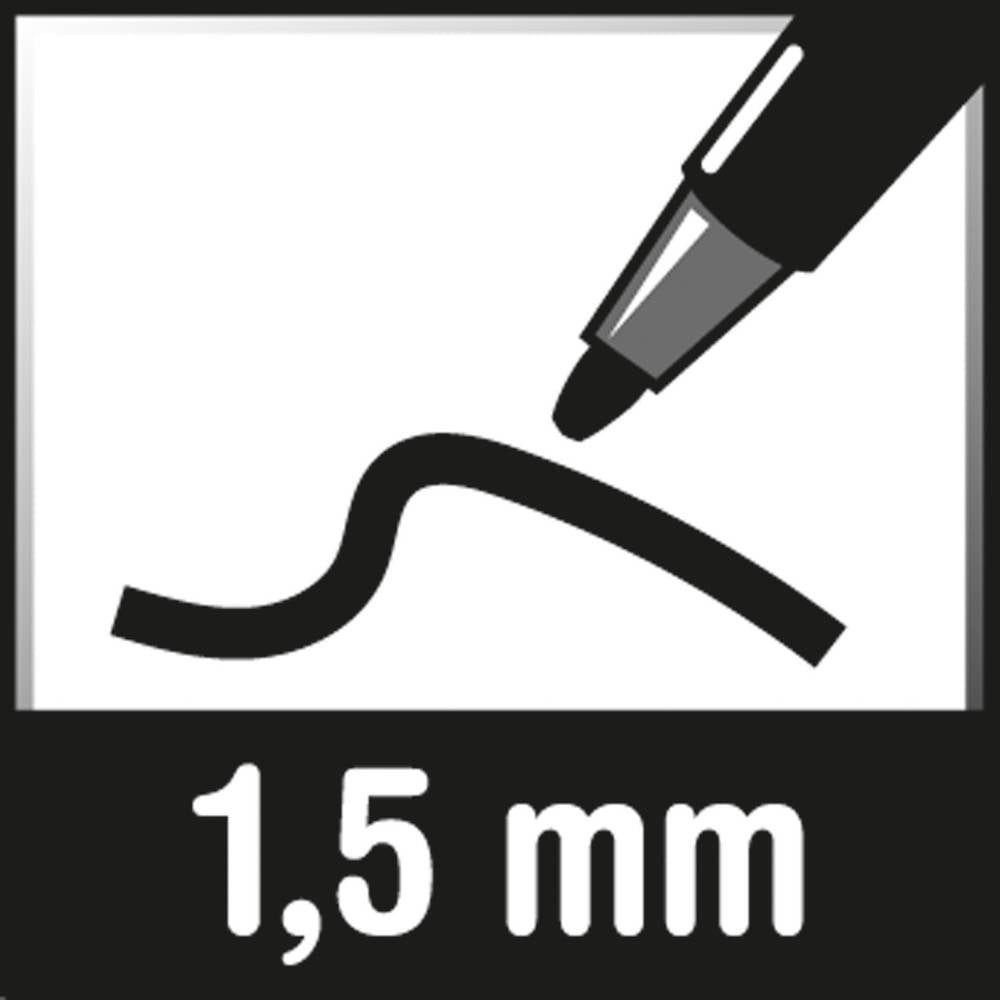 STAEDTLER Permanentmarker Textmarker Lumocolor Duo permanent4er-Set 348 WP4