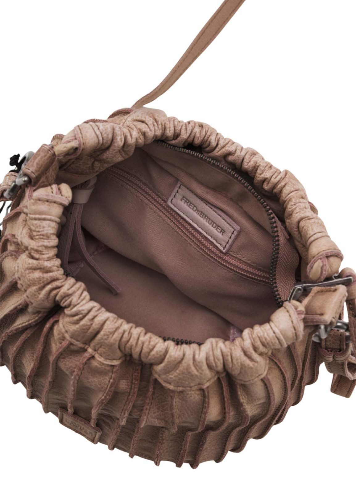 FREDsBRUDER Schultertasche Drawstring Bucket Bag, aus echtem Leder