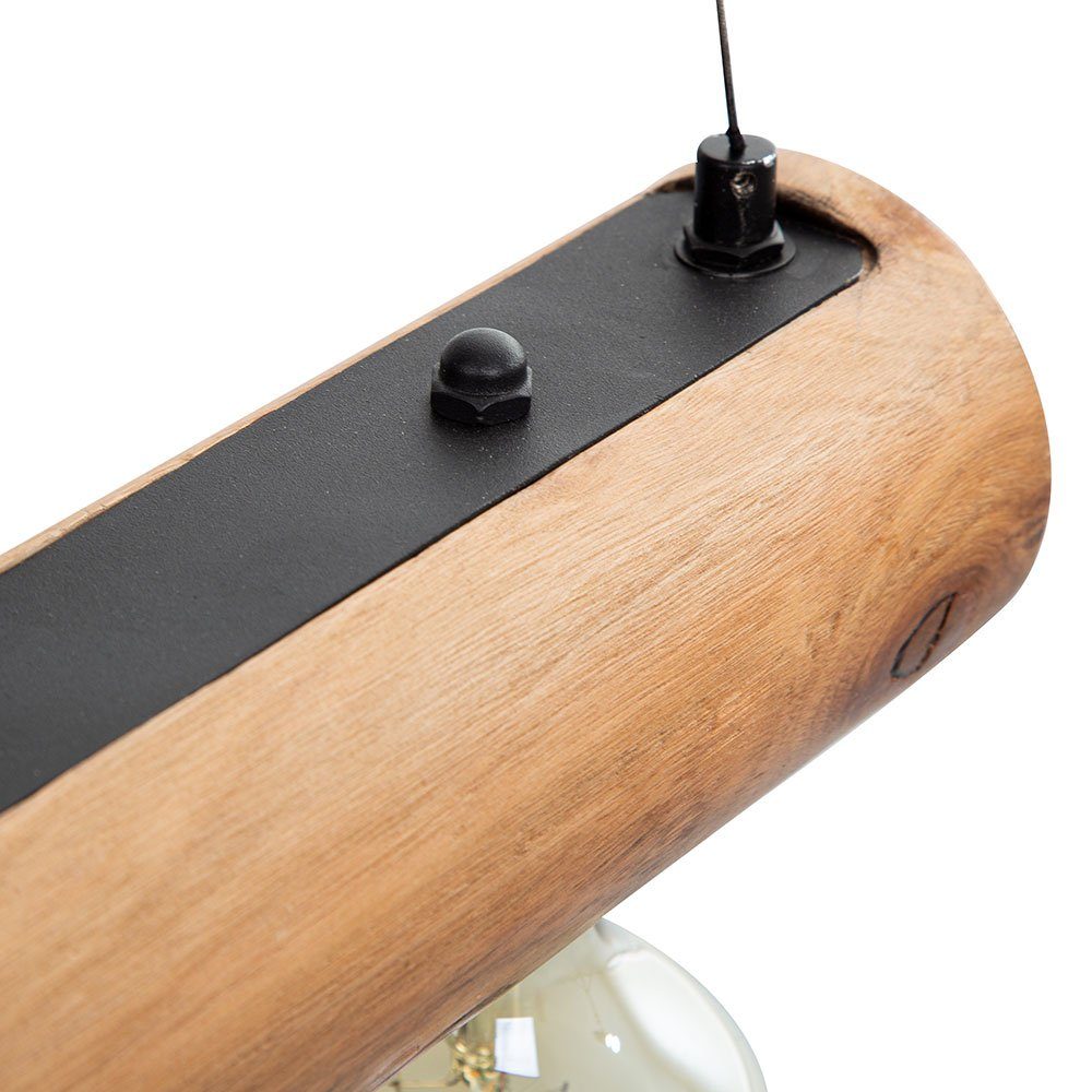 Hängeleuchte, etc-shop Leuchtmittel nicht Esstischleuchte Pendelleuchte inklusive, Holzlampe Hängelampe