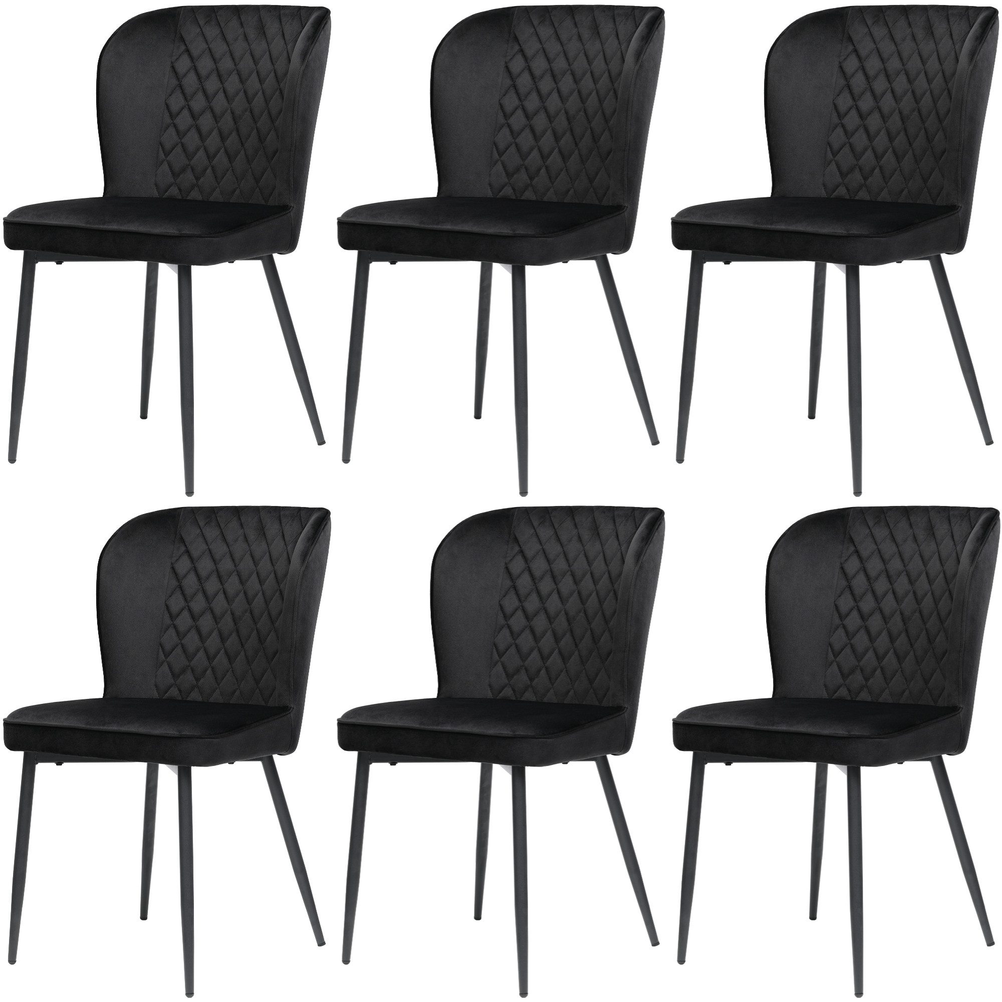 IDEASY Polsterstuhl 2/4/6St, Küchenstühle, Tragfähigkeit 150kg, günstig online kaufen