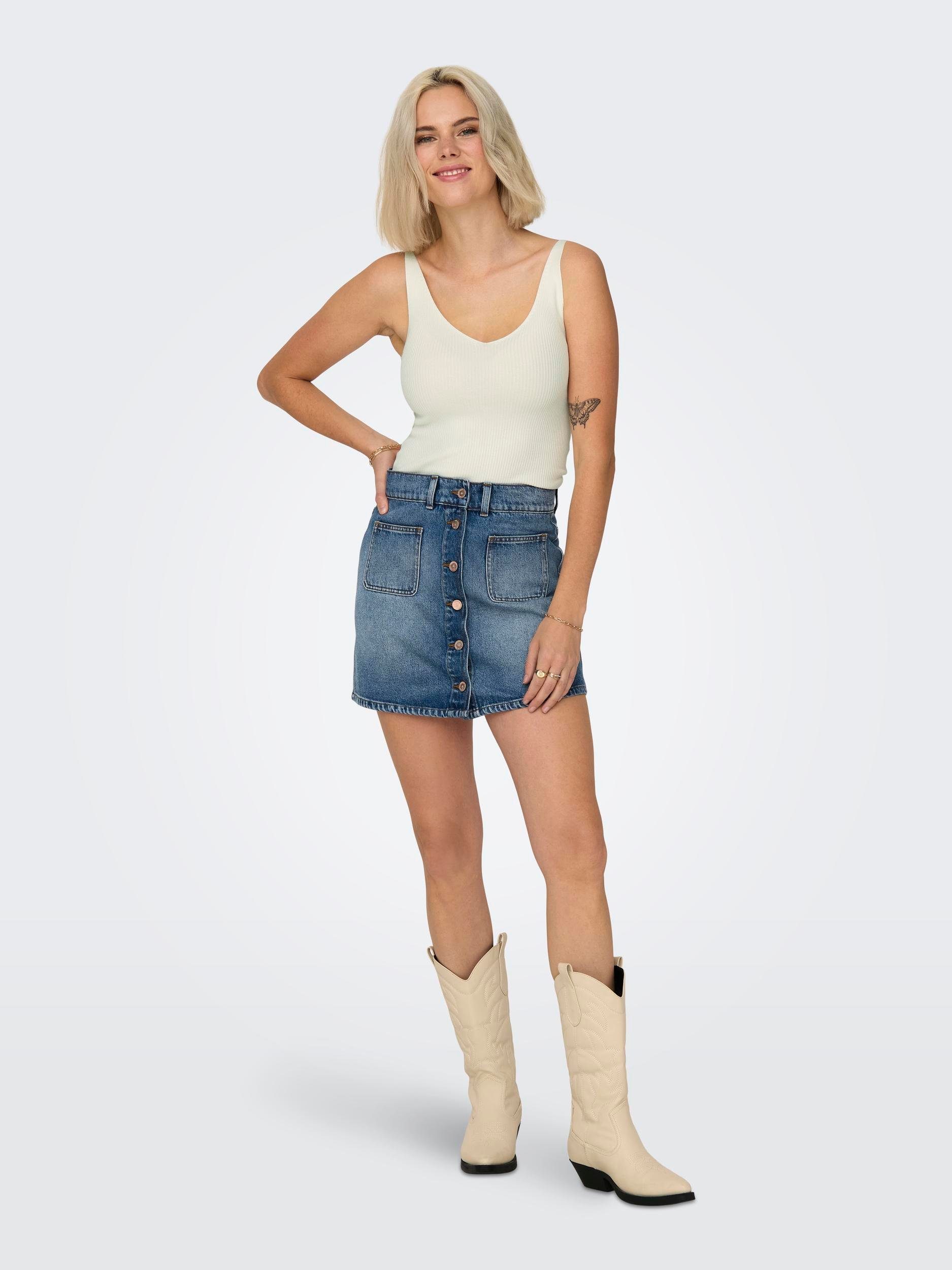 JDY Stricktop JDYNANNA S/L TOP KNT NOOS