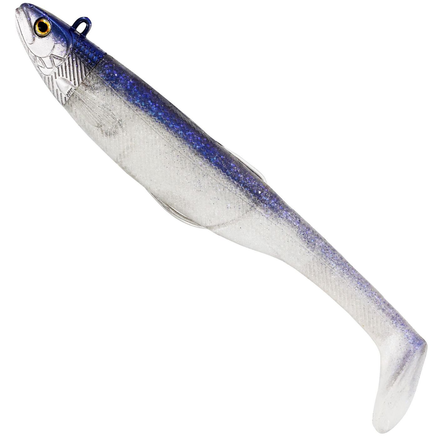 Kunstköder Westin Magic Minnow Jig 42g 14cm - 1 Jigkopf + 2 Gummifische