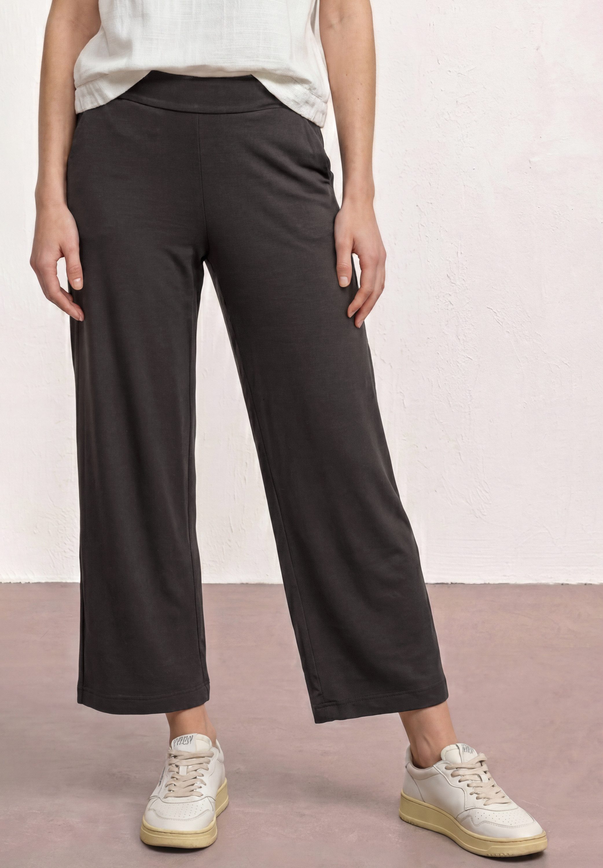 STREET ONE Jerseyhose High Waist