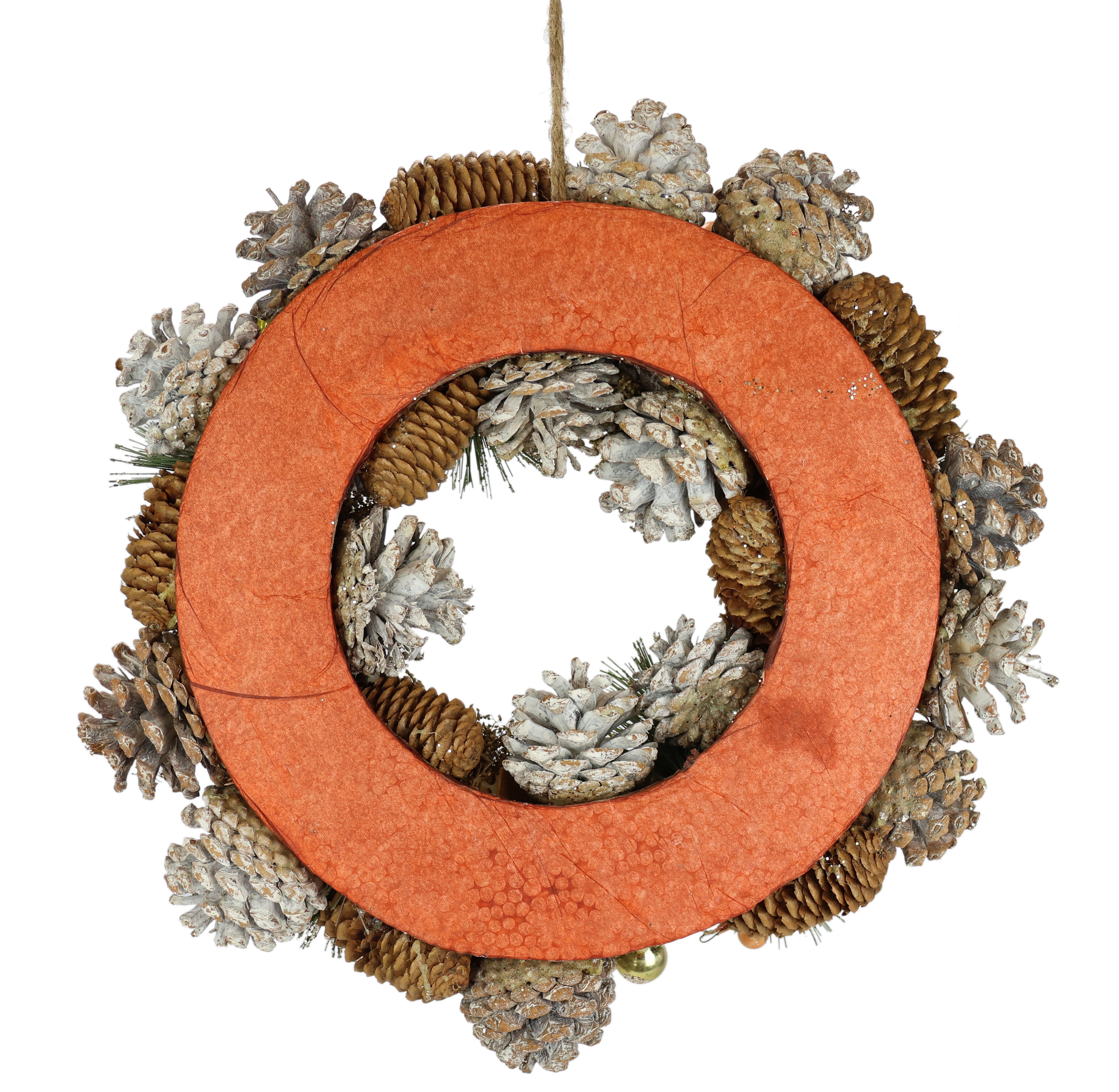 Kunstkranz Natur-Kranz Zapfen Zapfen, I.GE.A., Höhe 32 cm, Mit Christbaumku günstig online kaufen