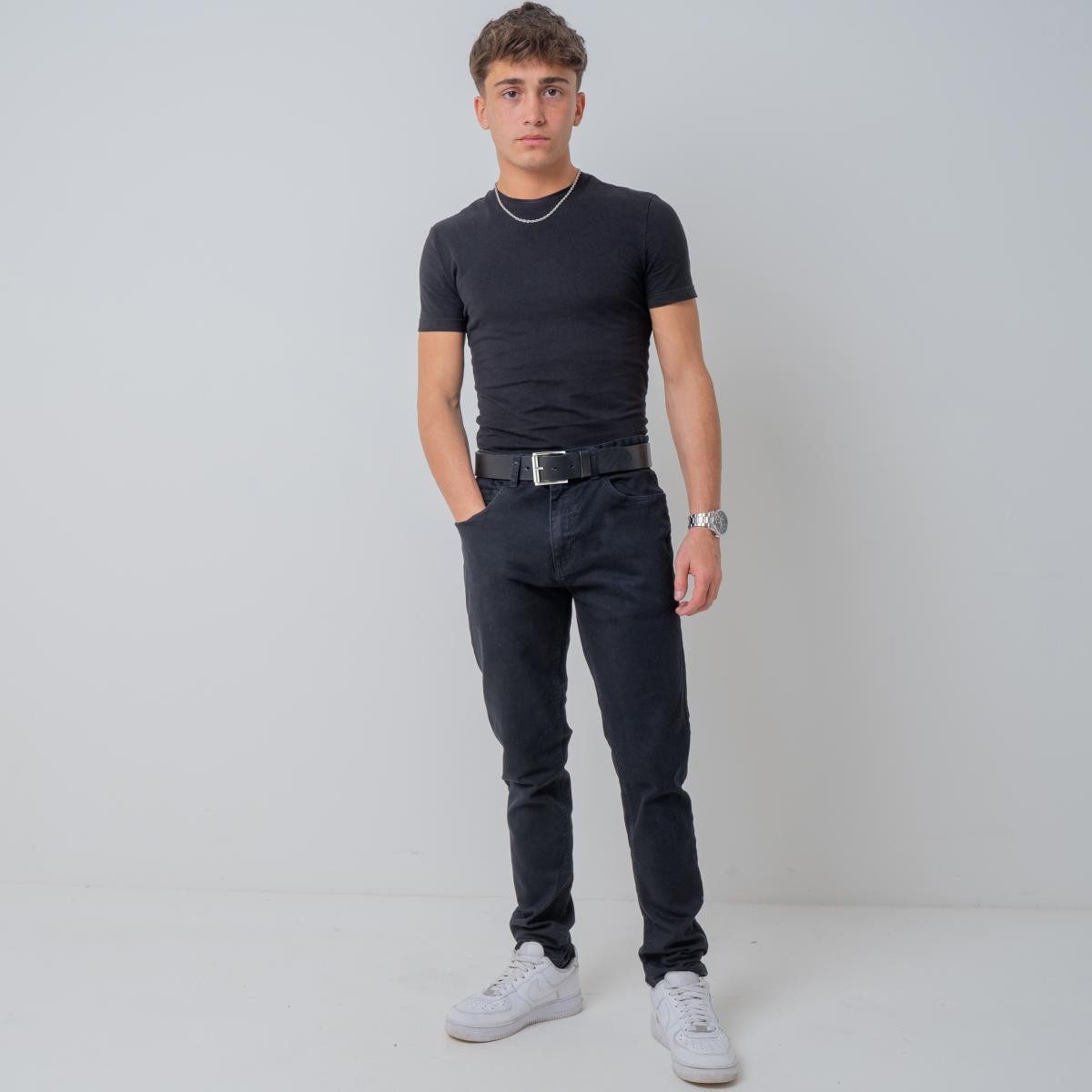 BELTINGER Ledergürtel Jeans-Gürtel mit Rollenschnalle aus Vollrindleder 4 cm - Hochwertiger (1-St)