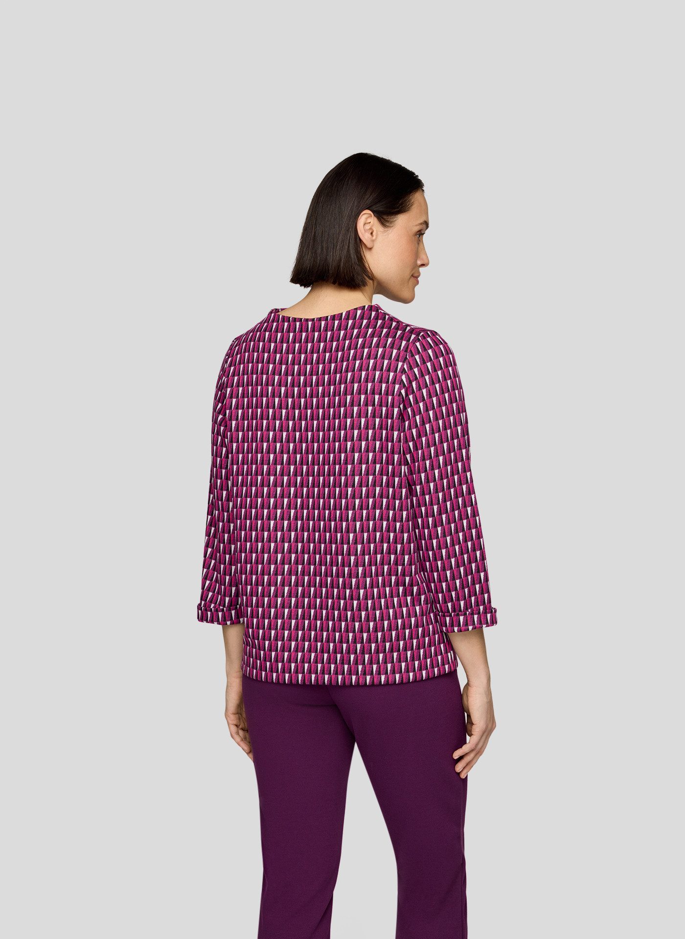 Rabe 3/4-Arm-Shirt mit grafischem Muster günstig online kaufen