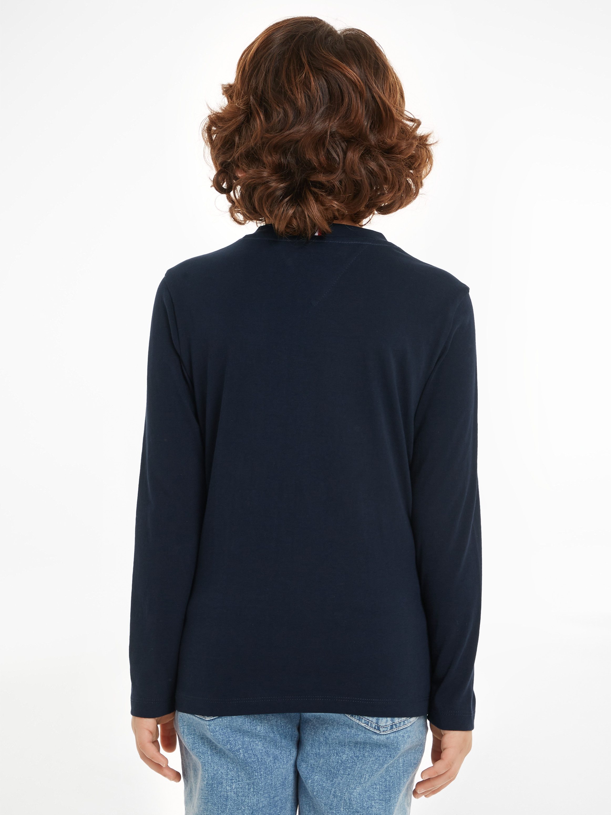 Tommy Hilfiger Langarmshirt MONOTYPE FLOCK REGULAR günstig online kaufen
