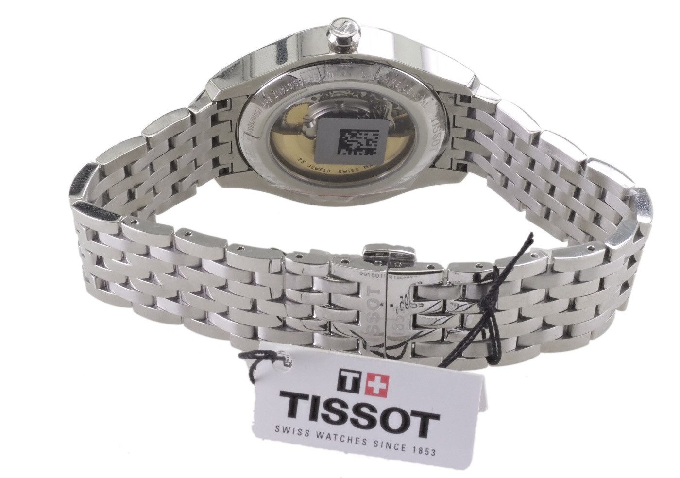 Tissot Automatikuhr Tissot Herren Automatik Uhr T-One T0384301103700, (Silber)