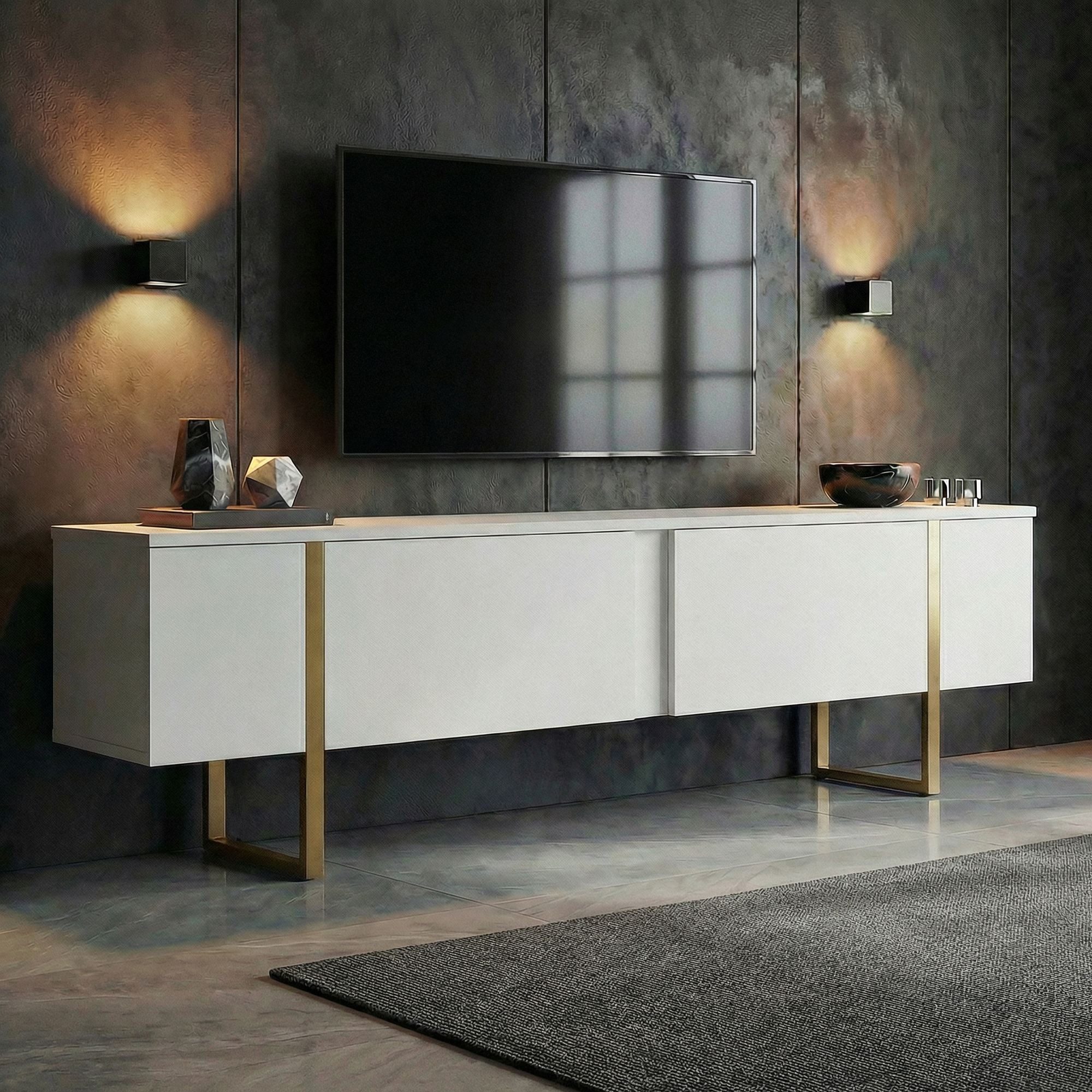 Skye Decor TV-Board Boho Design (1 St), Modernes Wohnzimmertv-Möbel, Breite : 180 cm