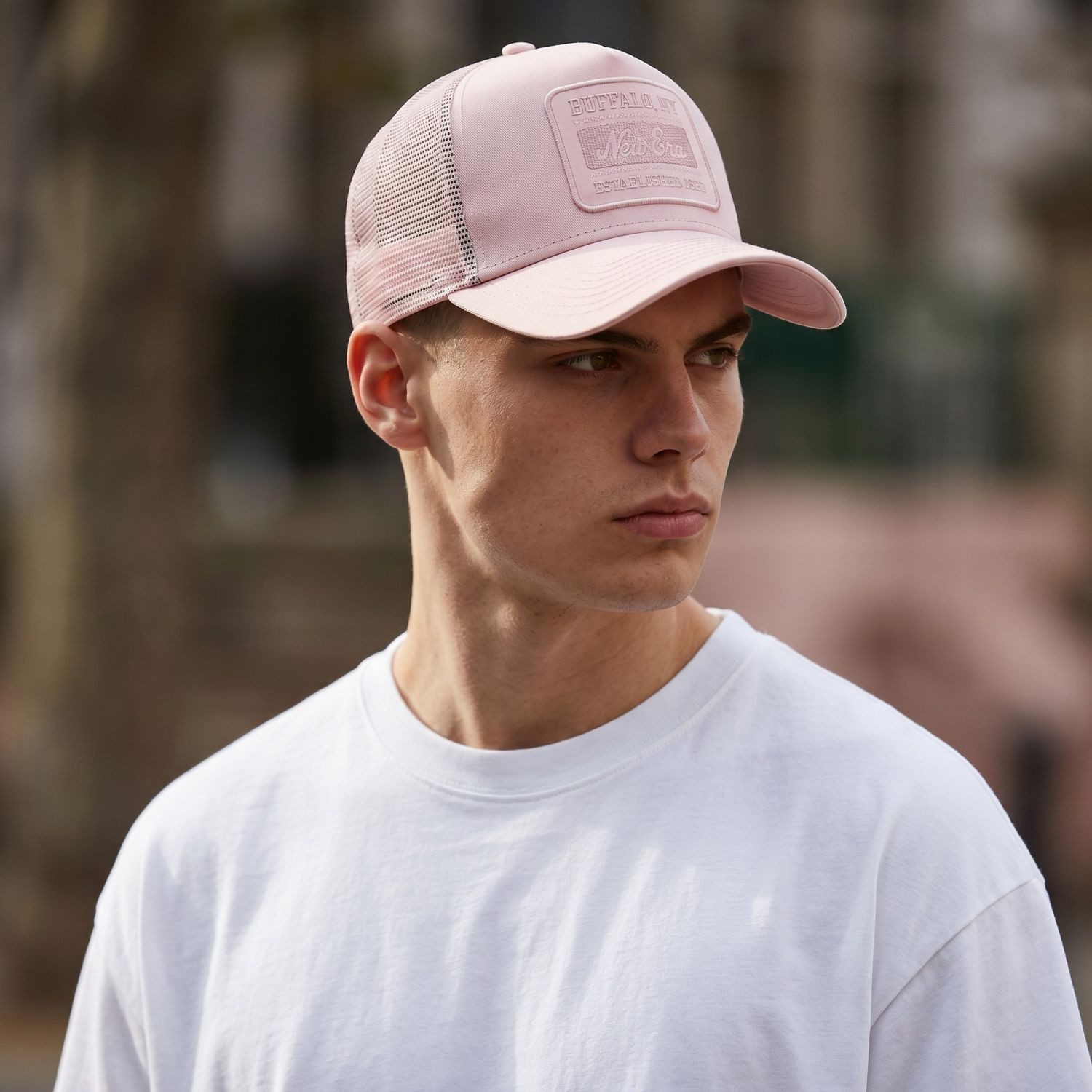 New Era Trucker Cap AFrame Trucker TONAL PATCH