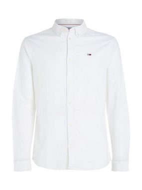 Tommy Jeans Langarmhemd TJM SLIM STRETCH OXFORD SHIRT aus Bio-Baumwolle