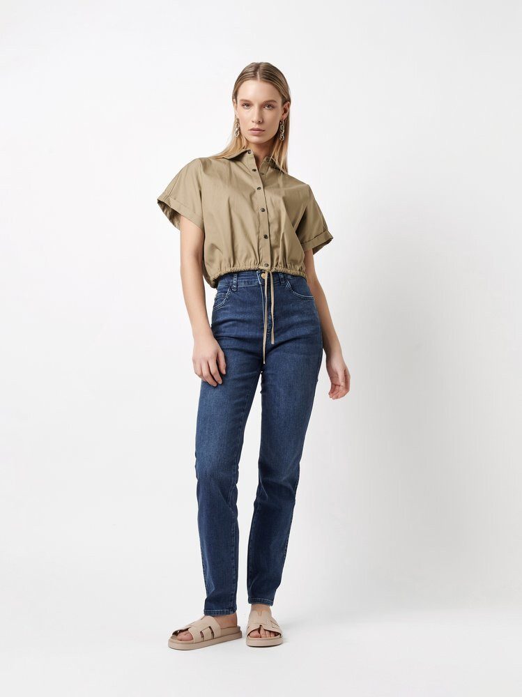 ROSNER 5-Pocket-Jeans Audrey1 (1-tlg) mit hohem Bund