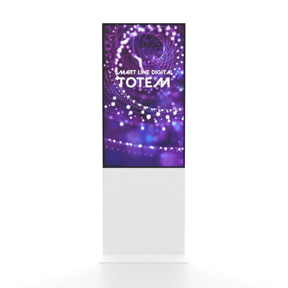 Showdown Displays Einzelrahmen Showdown Displays Smart Line Digitale Infotstele mit Samsung-Bildschir, (1 St)