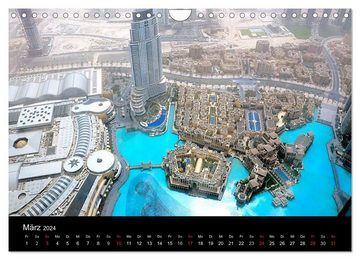 CALVENDO Wandkalender Dubai 2024 (Wandkalender 2024 DIN A4 quer), CALVENDO Monatskalender