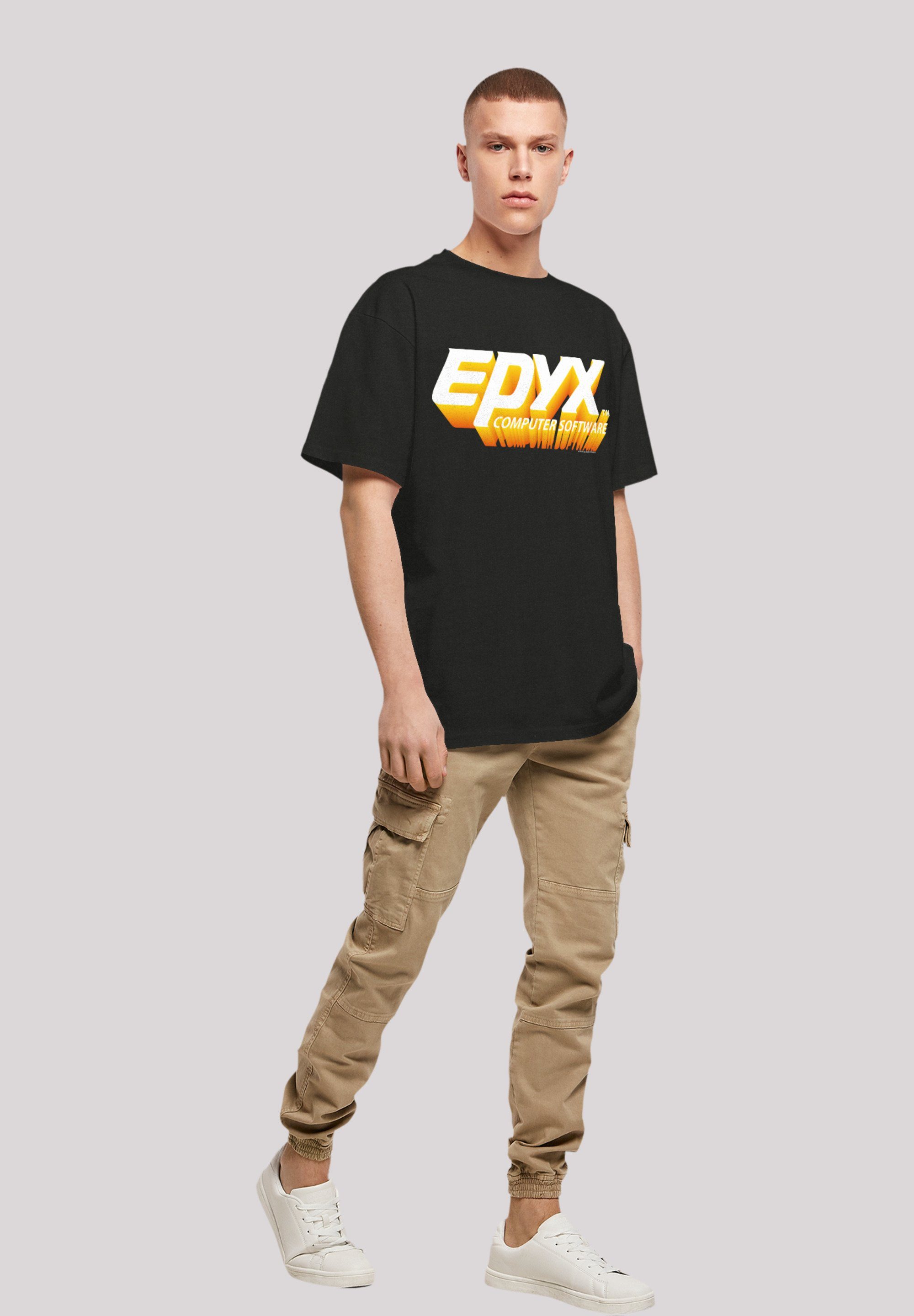 F4NT4STIC 3D schwarz T-Shirt EPYX Logo Print