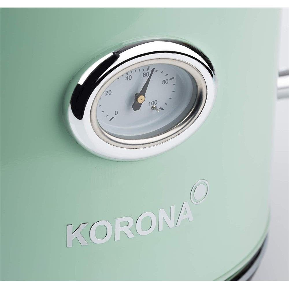KORONA Wasserkocher Retro Wasserkocher 20665, 1.7 l, Vintage Design, Retro Optik, Pfeifkessel Optik – Bild 3 von 5