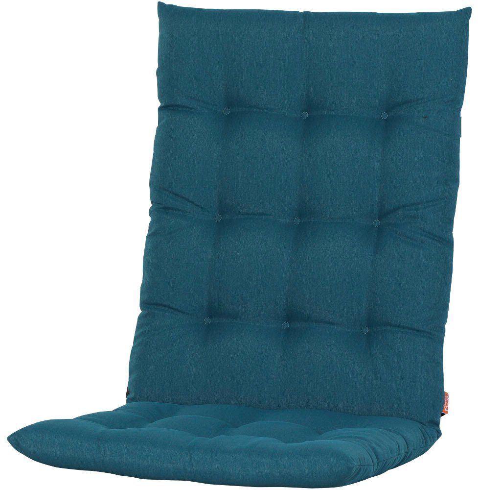 Siena Garden Sesselauflage ATRIA, 110 cm, Dessin Uni, 100% recyceltem Polyester, in verschiedenen Farben petrol