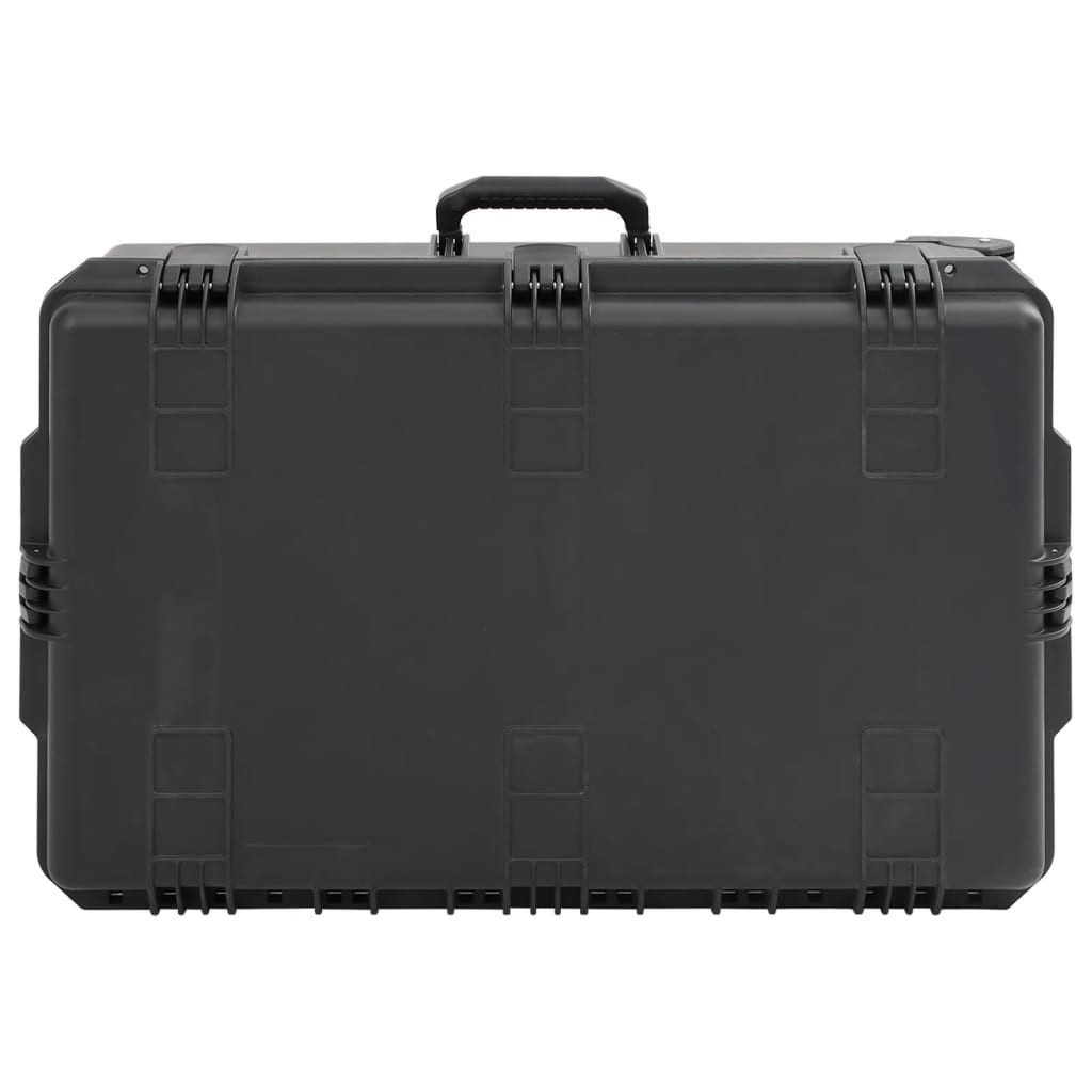 vidaXL Kameratasche Koffer für Flugreise Tragbar Schwarz 79,5x51,5x30,5 cm PP
