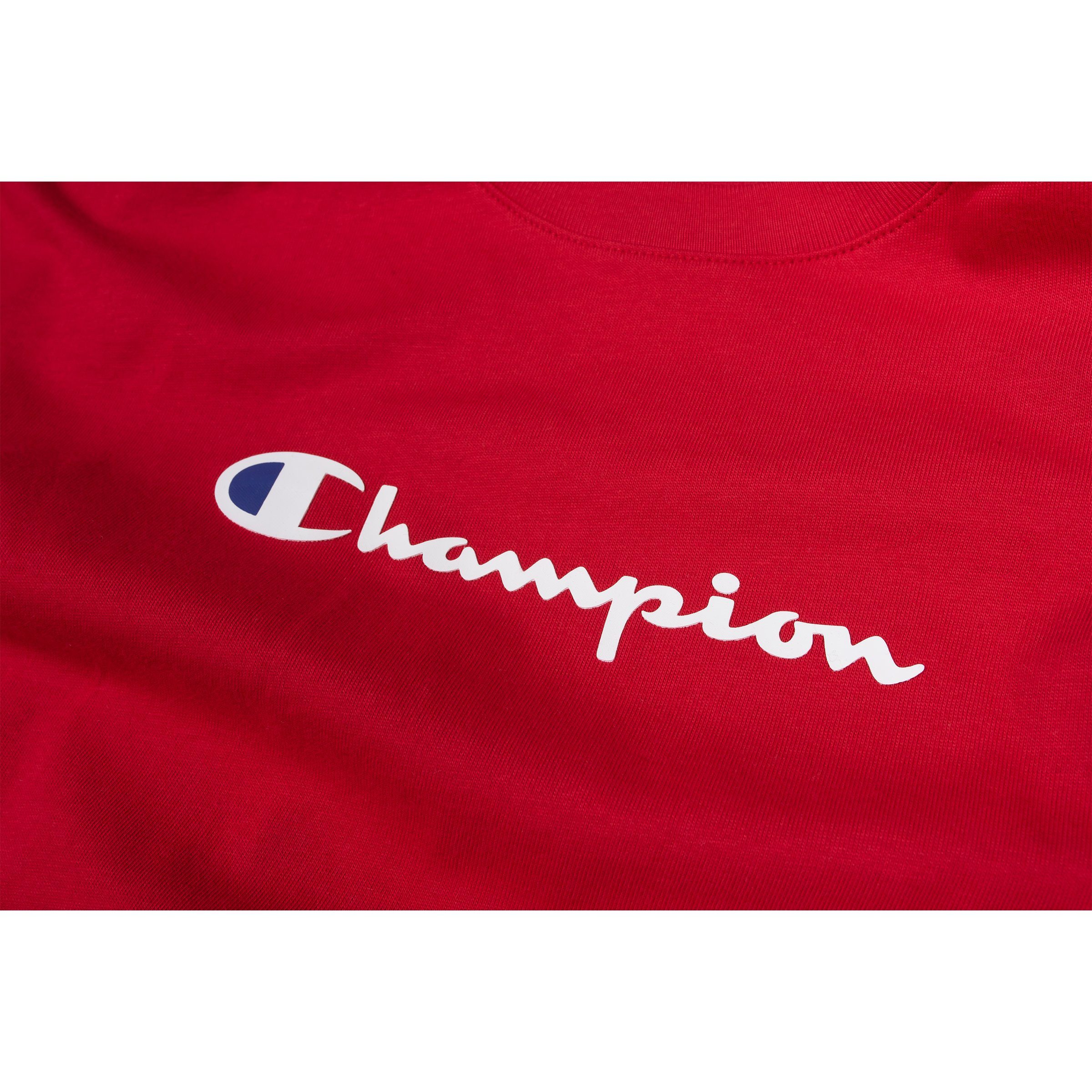 Damen (ryr) T-Shirt T-Shirt Crewneck rot Champion T-Shirt 113599 Champion Adult