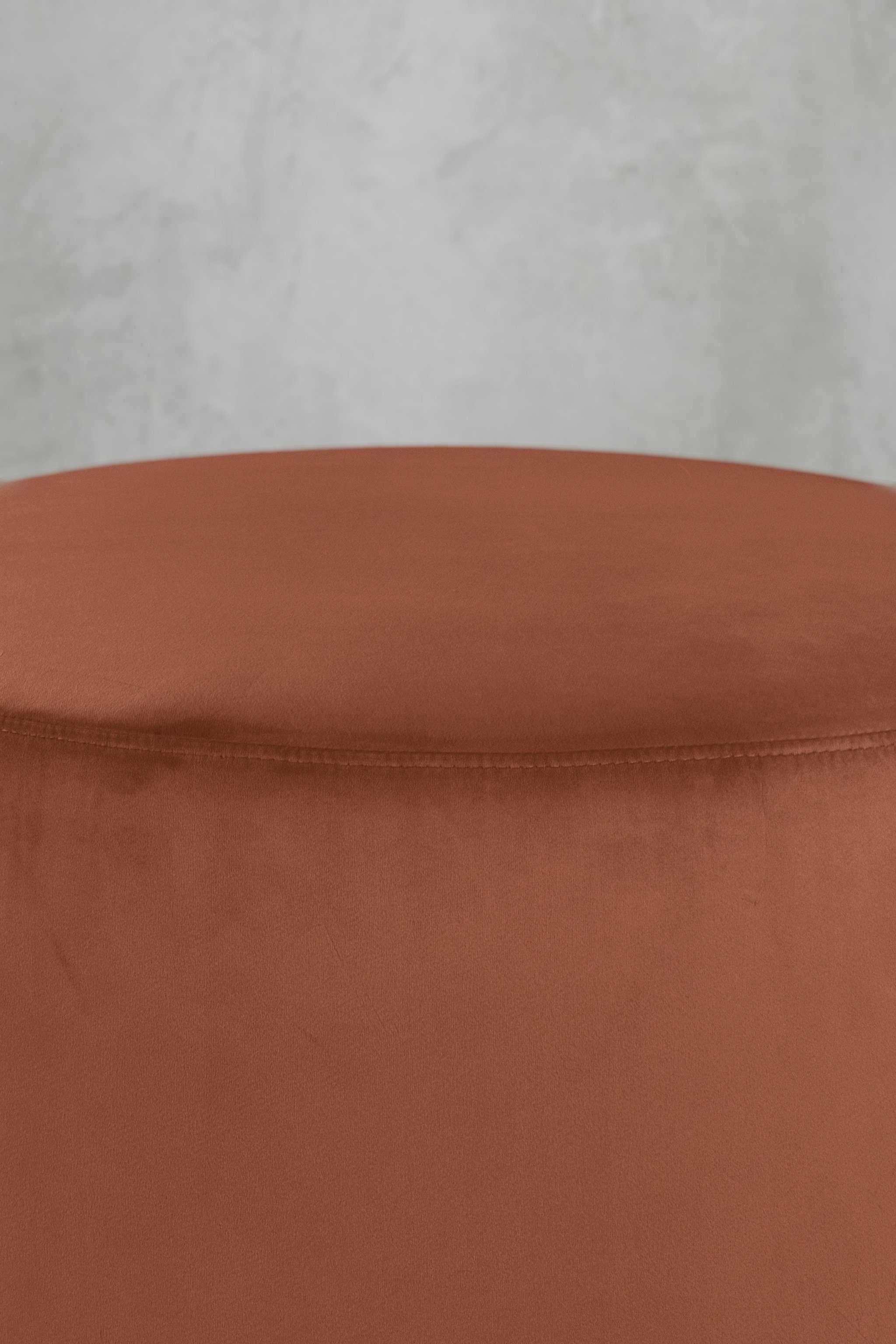 (47x55x55 schmuseweichem Terrakotta Samtbezug Epomella mit Sitzhocker Sunburn Pouf in carla&marge Terra cm),
