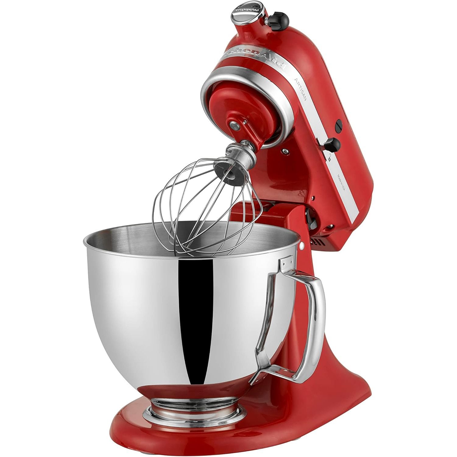OSTWOLKE Küchenmaschinenschüssel Edelstahl Rührschüssel für KitchenAid Tilt-Head Standmixer 4,8L, Edelstahl, Für 4,3 L, 4,7 L und 4,8 L Küchenmaschinen mit kippbarem Motorkopf
