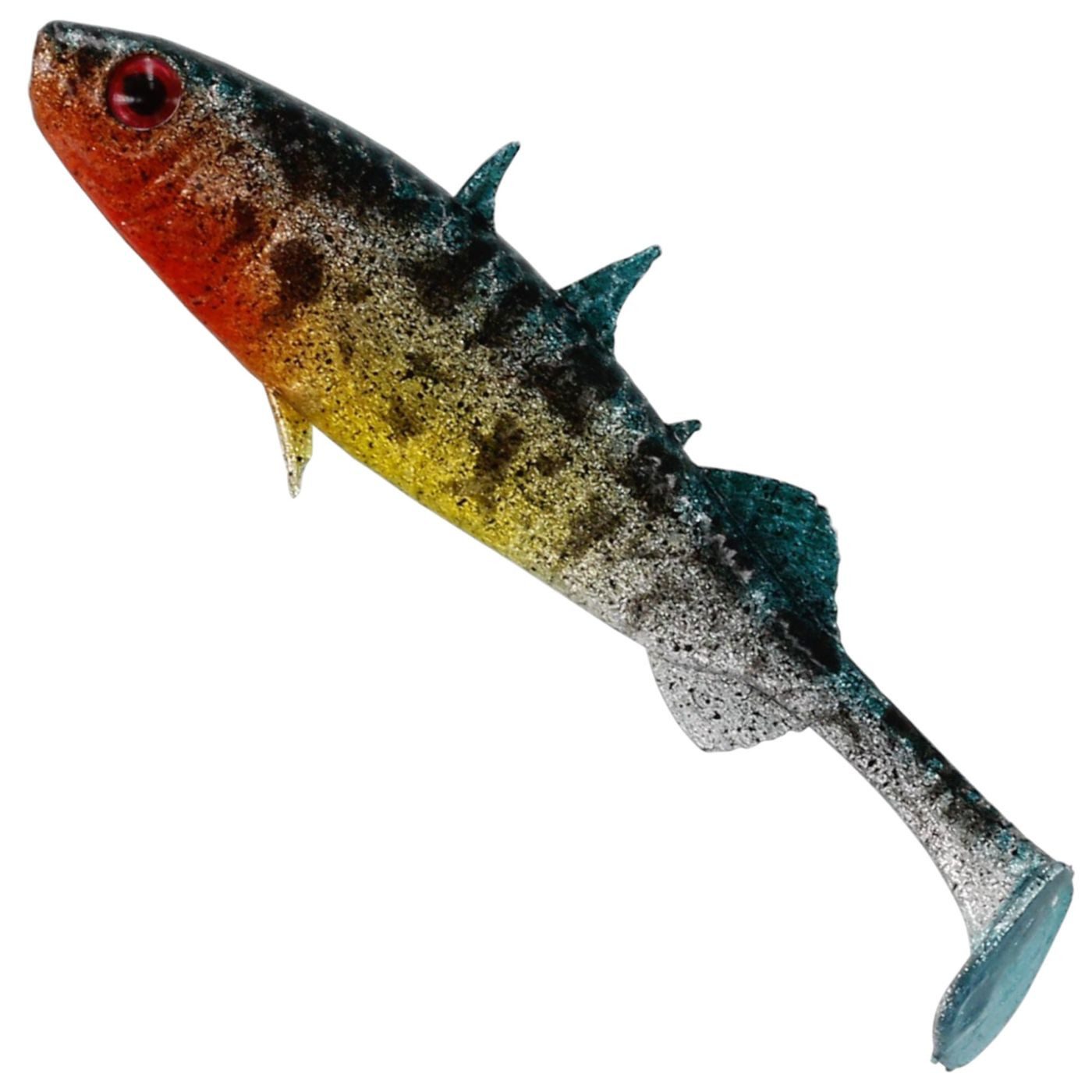 Kunstköder Westin Stanley the Stickleback Shadtail 9cm 7g - 5 Gummifische