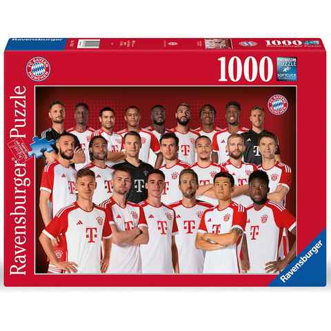 Ravensburger Puzzle FC Bayern Saison 2023/24, 1000 Puzzleteile, Made in Germany; FSC® - schützt Wald - weltweit