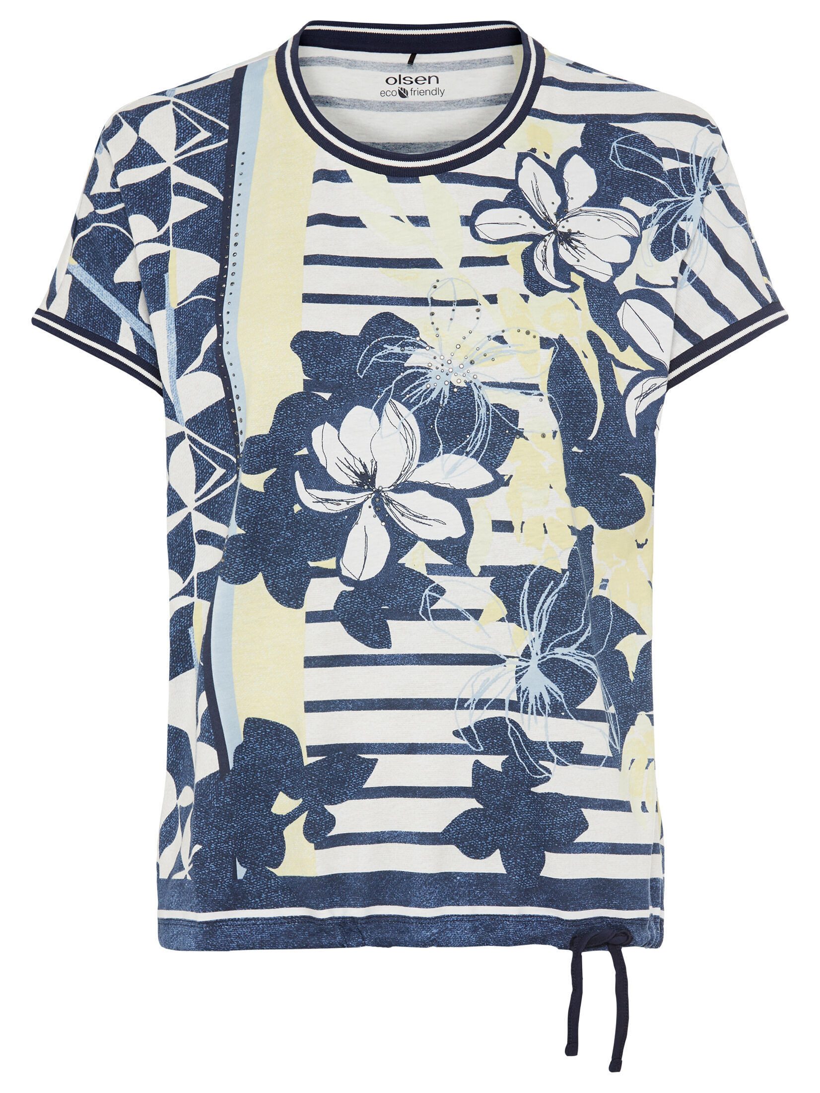Olsen Print-Shirt (1-tlg) mit Tunnelzug und günstig online kaufen