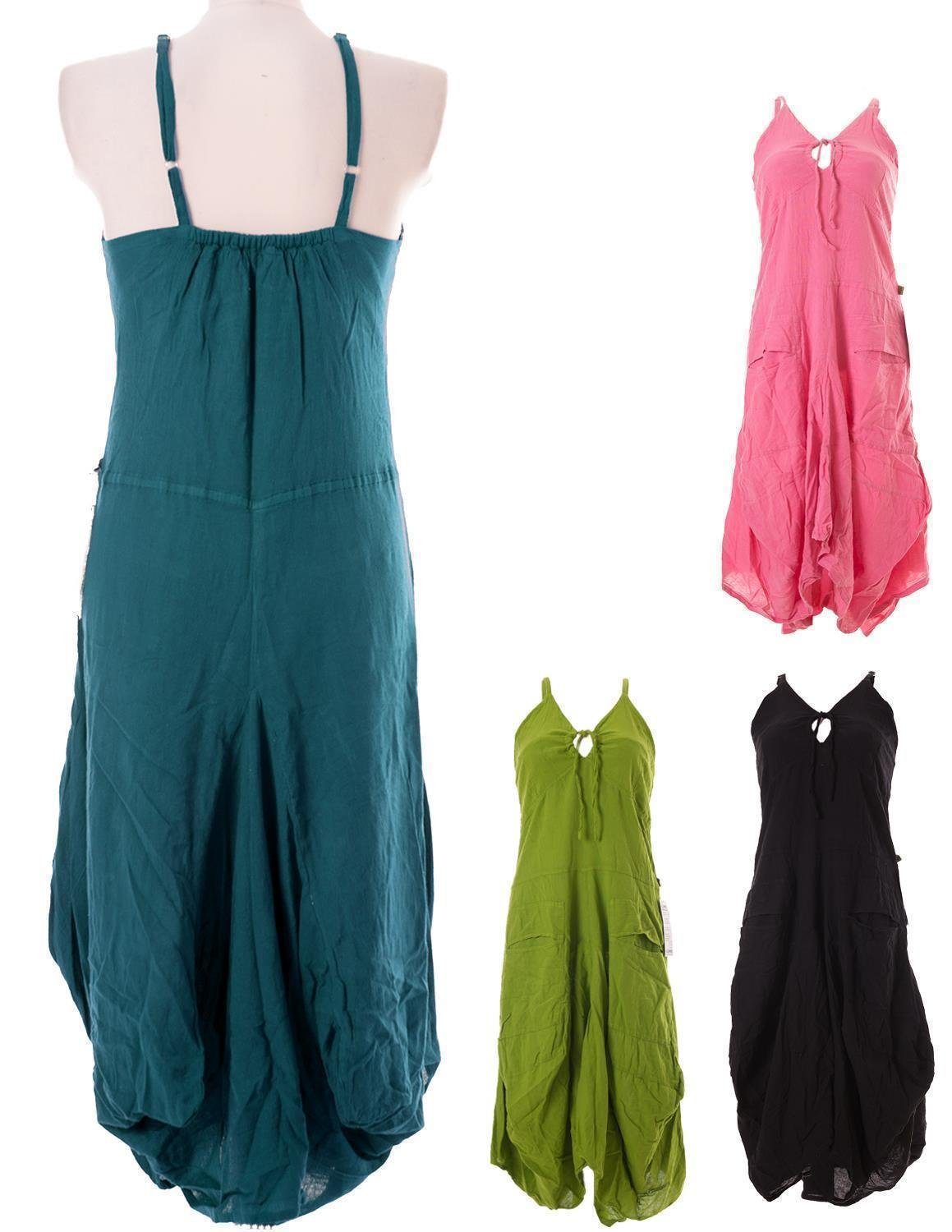 Vishes Ballonkleid Lagenlook Ballonkleid mit verstellbaren günstig online kaufen