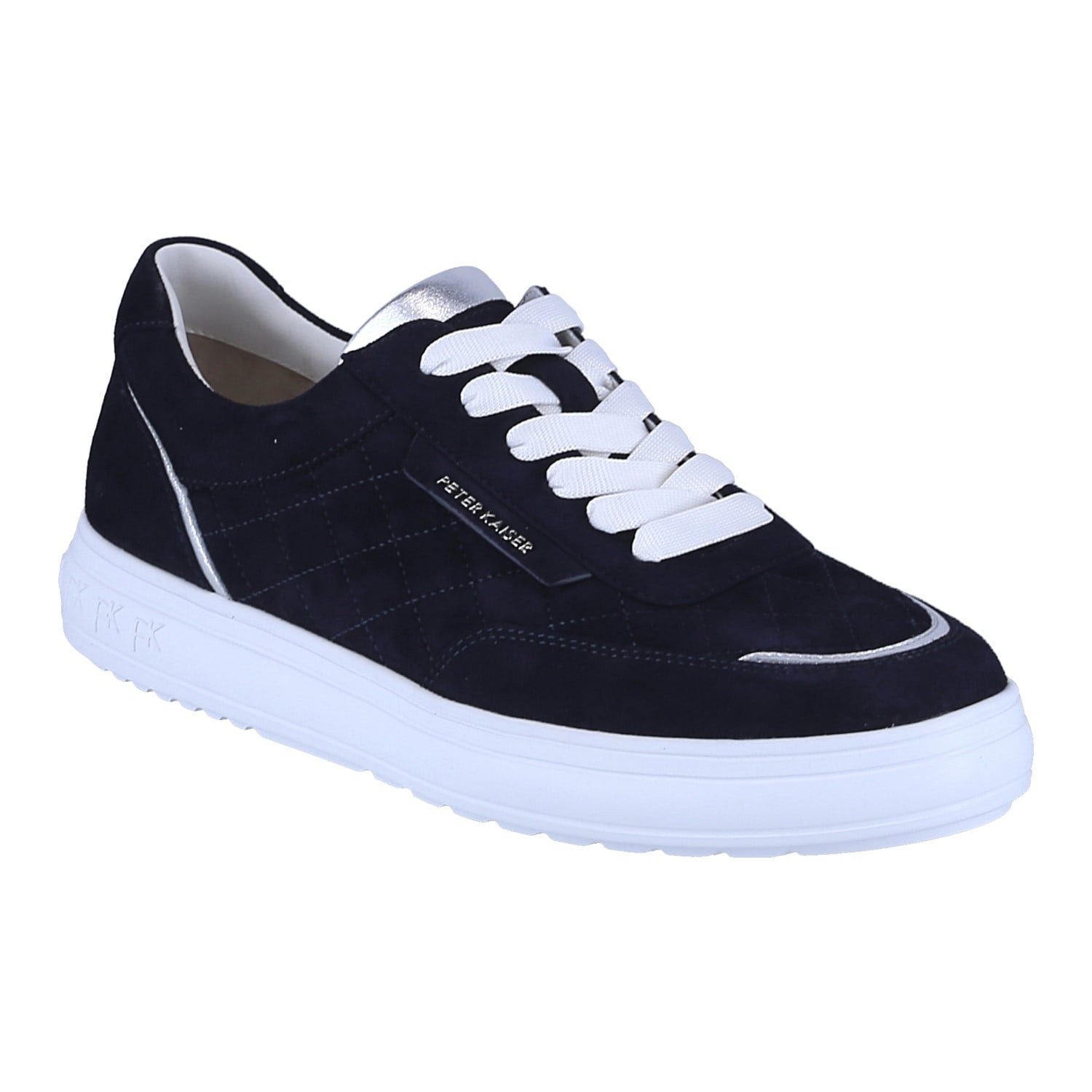 Peter Kaiser 41 (Veloureder) dunkelblau/silber Damen Sneaker
