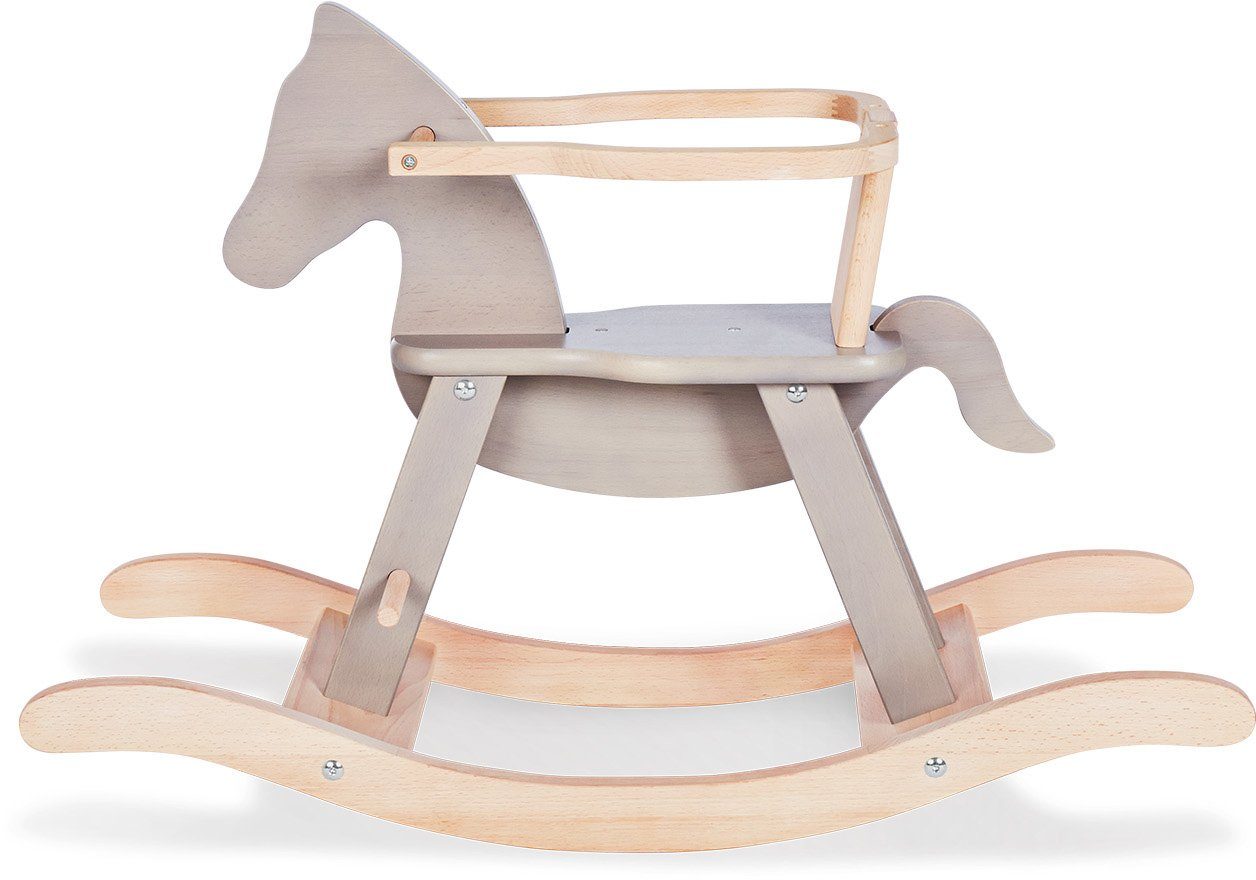 Image of Pinolino® Schaukelpferd »Pinolino, grau/natur«, aus Holz; Made in Europe