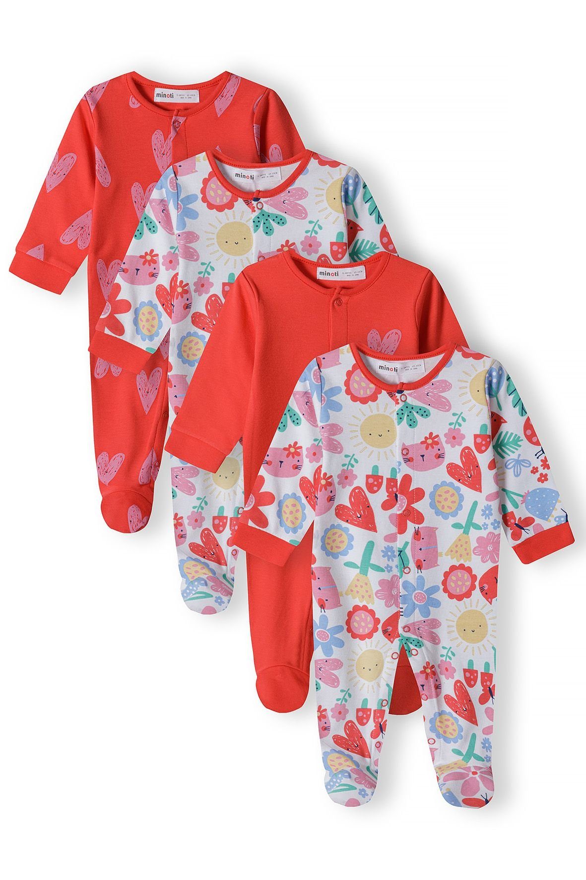 Schlafoverall im 4er-Pack (0-18m)