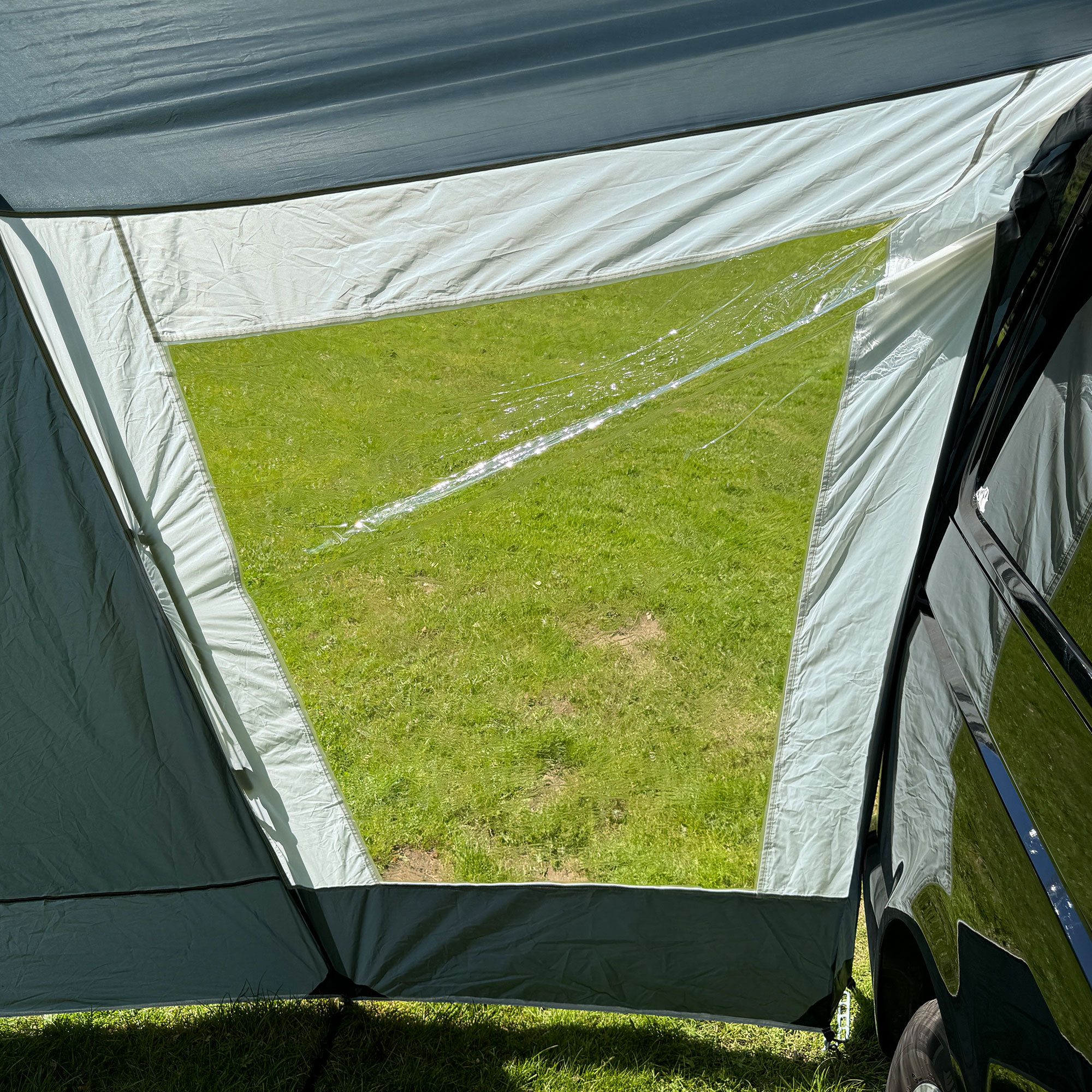 freizeitschmiede Sonnensegel CaliShade 325x220 Universal Bus Sonnenvordach Sonnensegel Vorzelt