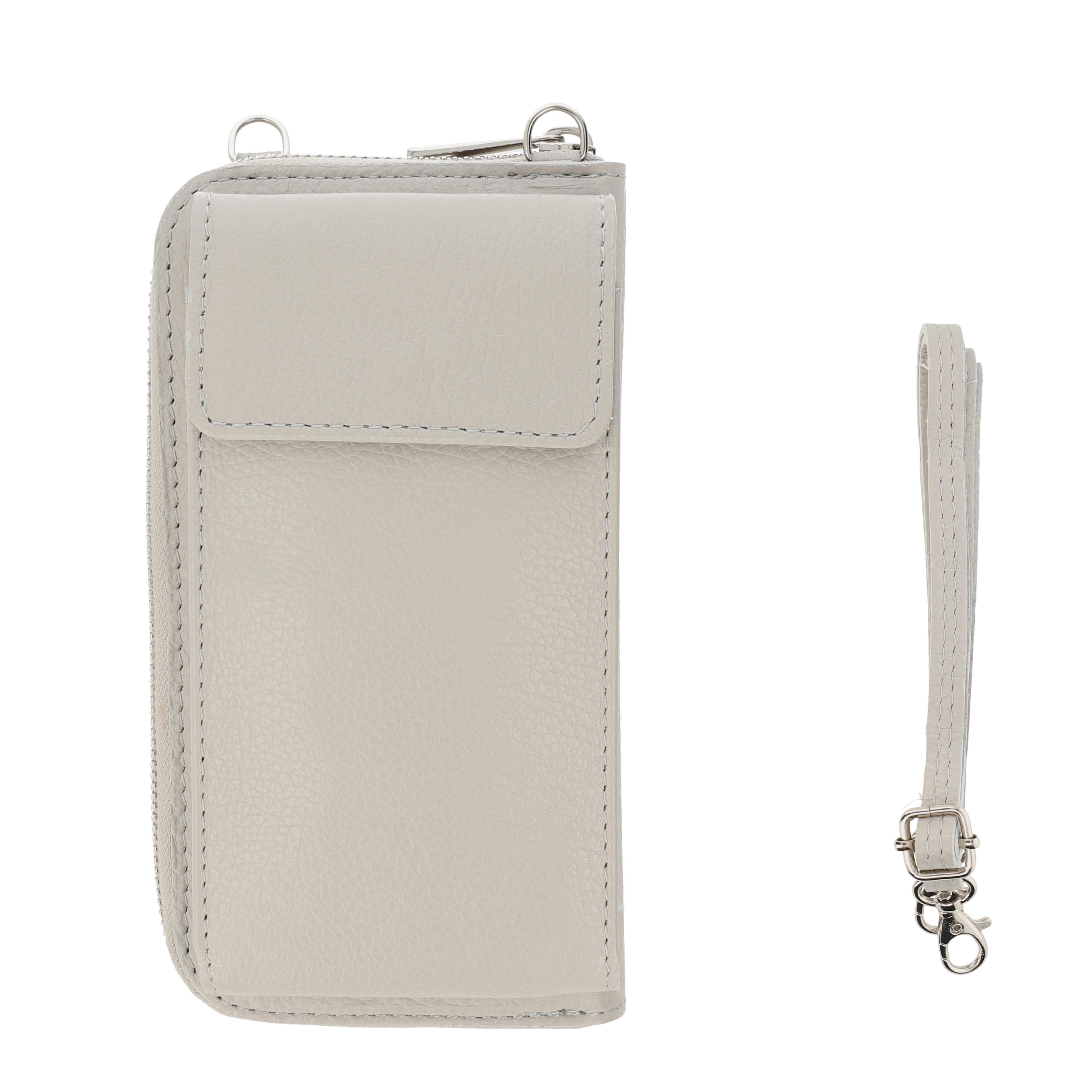 Botego Handytasche mit Geldbörse zum Umhängen, Handytasche Leder, Umhängetasche Damen