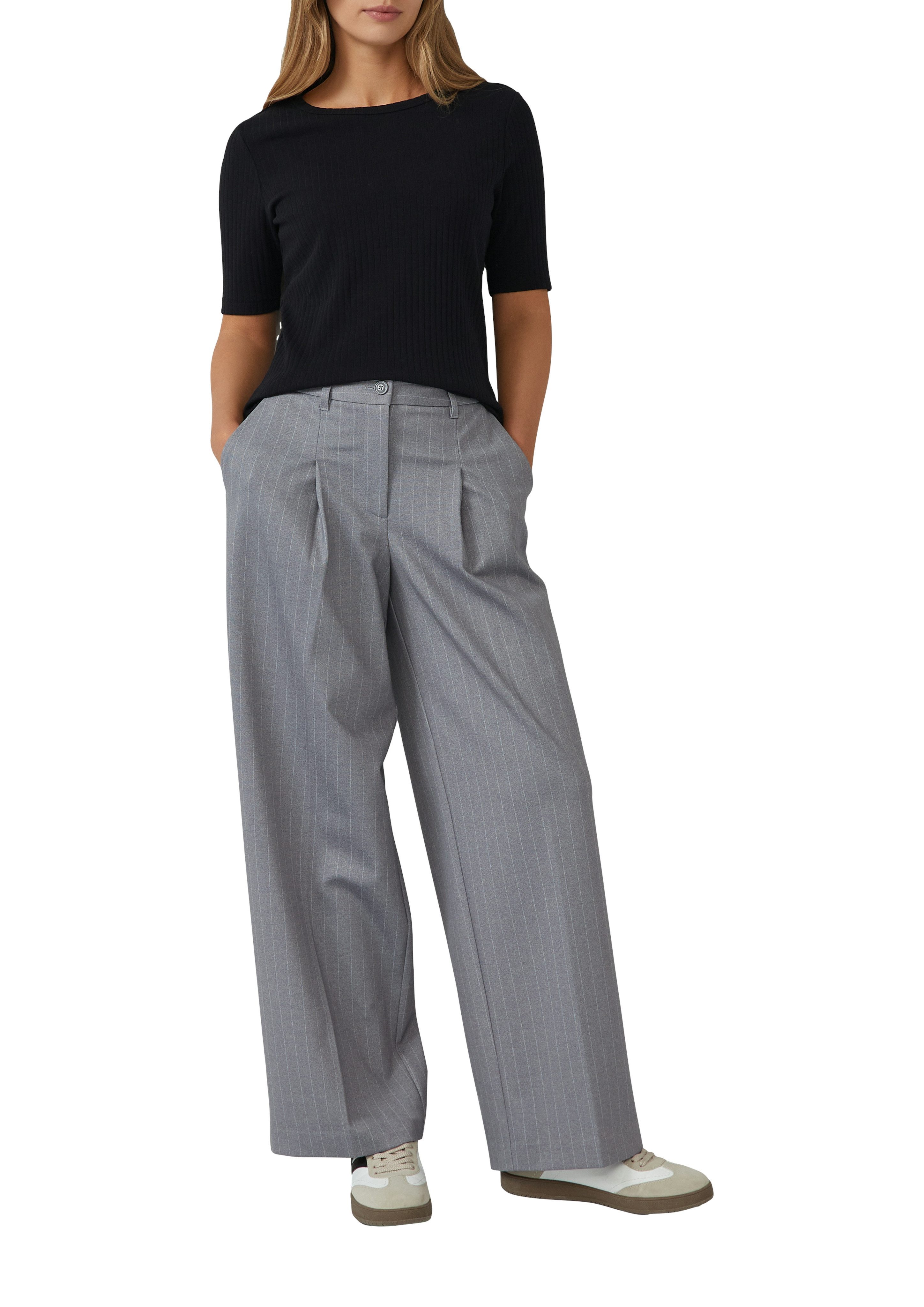 s.Oliver T-Shirt mit Rippstruktur günstig online kaufen