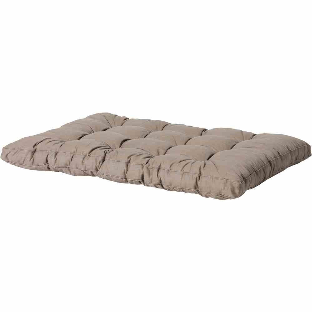 GAUTZSCH Palettenkissen in taupe, 50% BW 45% Polyester - 80x10x120cm (BxHxT)