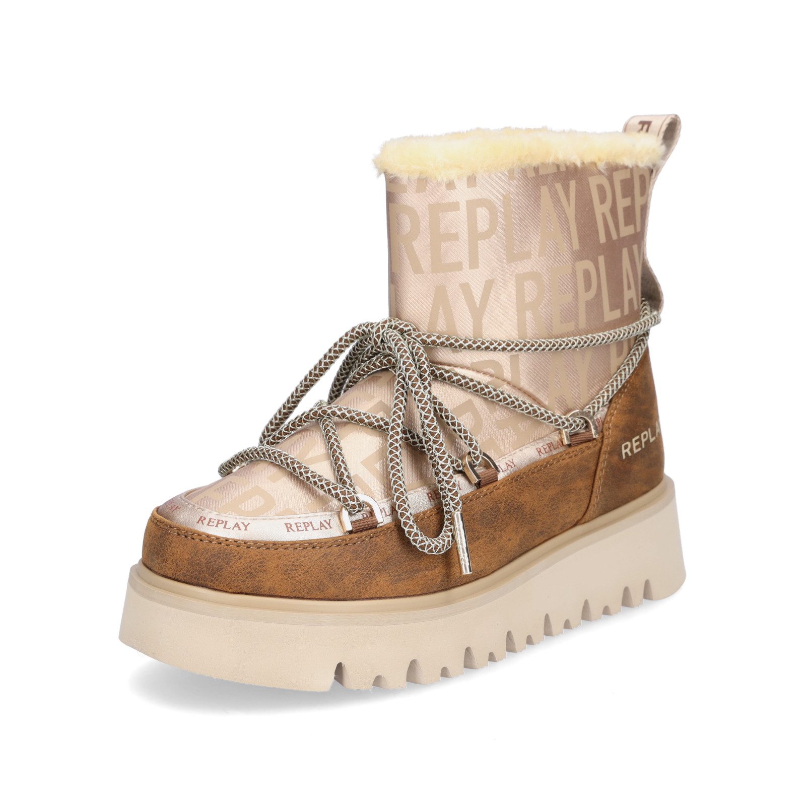 Replay Replay Damen Moonboots Melrose Snow All braun Ankleboots