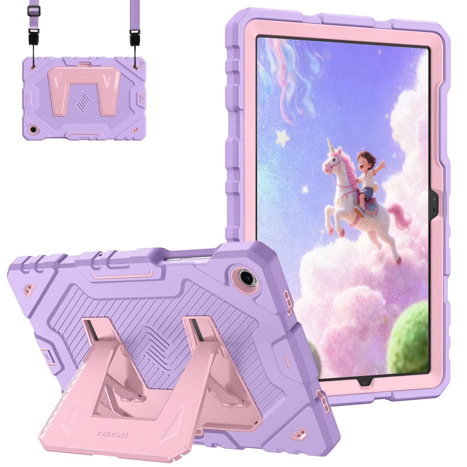 Fintie Tablet-Hülle für Samsung Galaxy Tab A11+ Plus 11" 2025 / Tab A9+ Plus 11 Zoll 2023, Stoßfeste Kinder Hülle Ganzkörper-Schutzhülle mit Integriertem Ständer